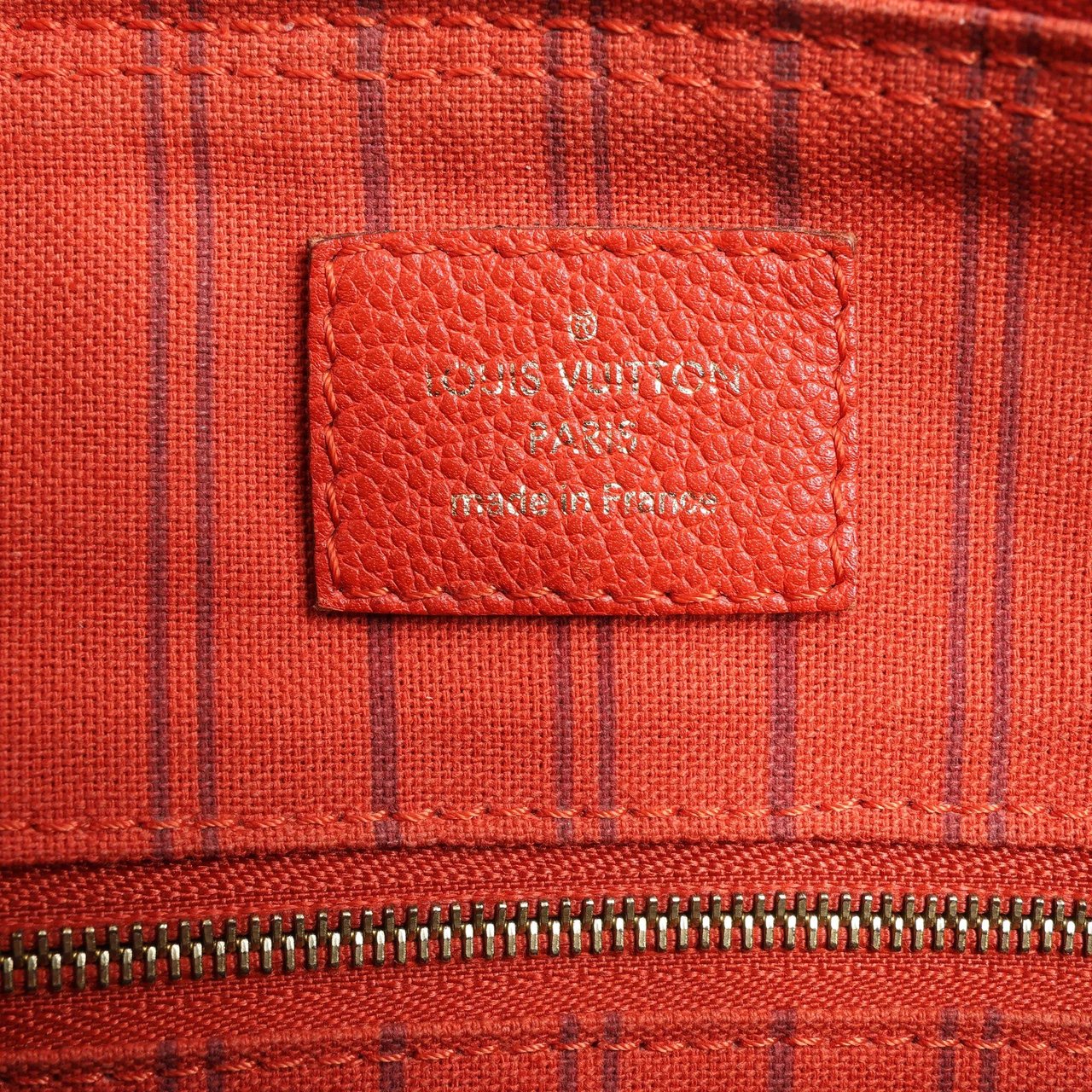 Louis Vuitton Louis Vuitton Speedy Bandoulière 25 Monogram Empreinte Handbag in Red M40758 Rood