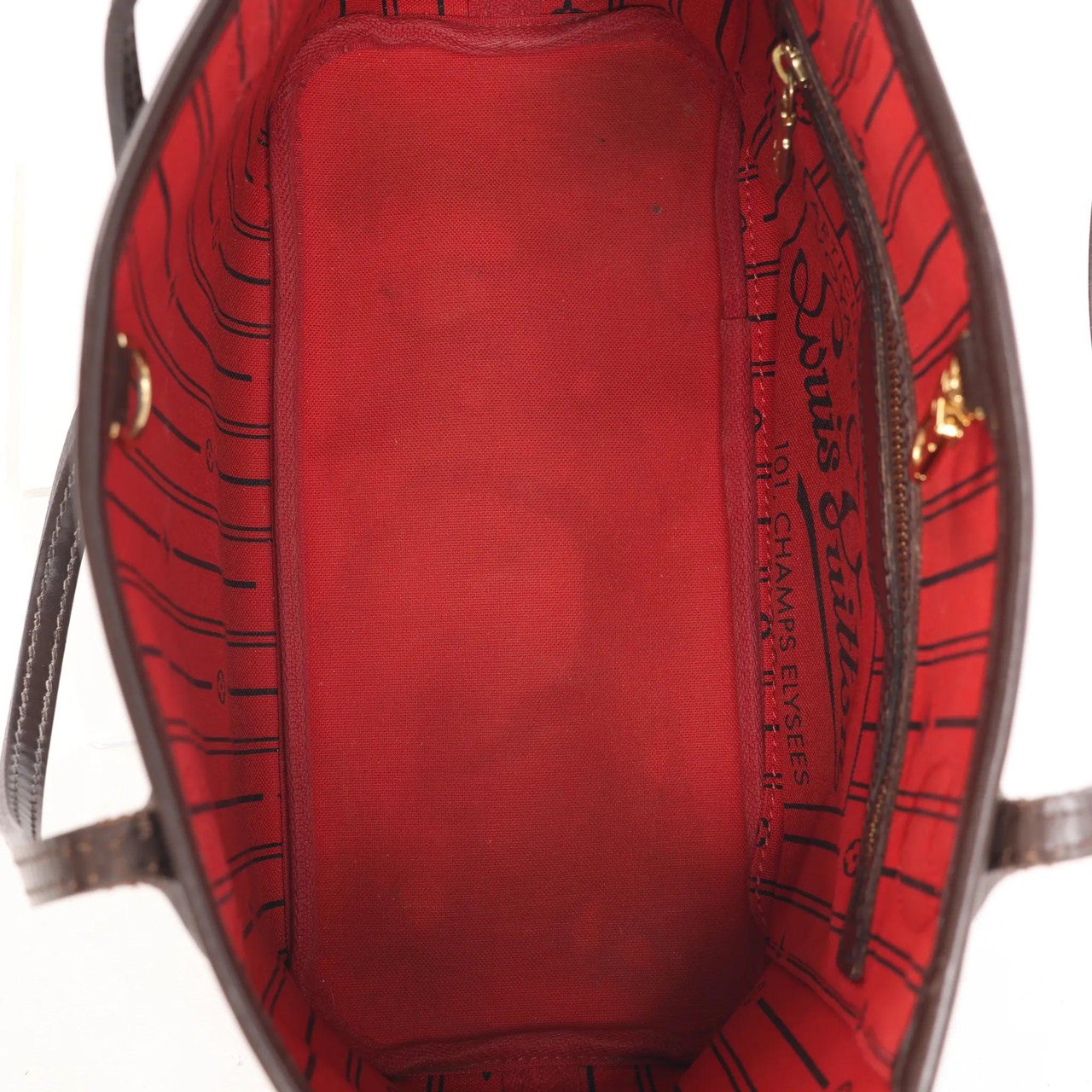 Louis Vuitton Louis Vuitton Damier Ebene Neverfull PM Shoulder Bag in Brown N51109 Bruin