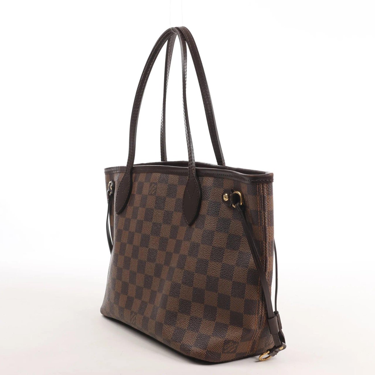 Louis Vuitton Louis Vuitton Damier Ebene Neverfull PM Shoulder Bag in Brown N51109 Bruin