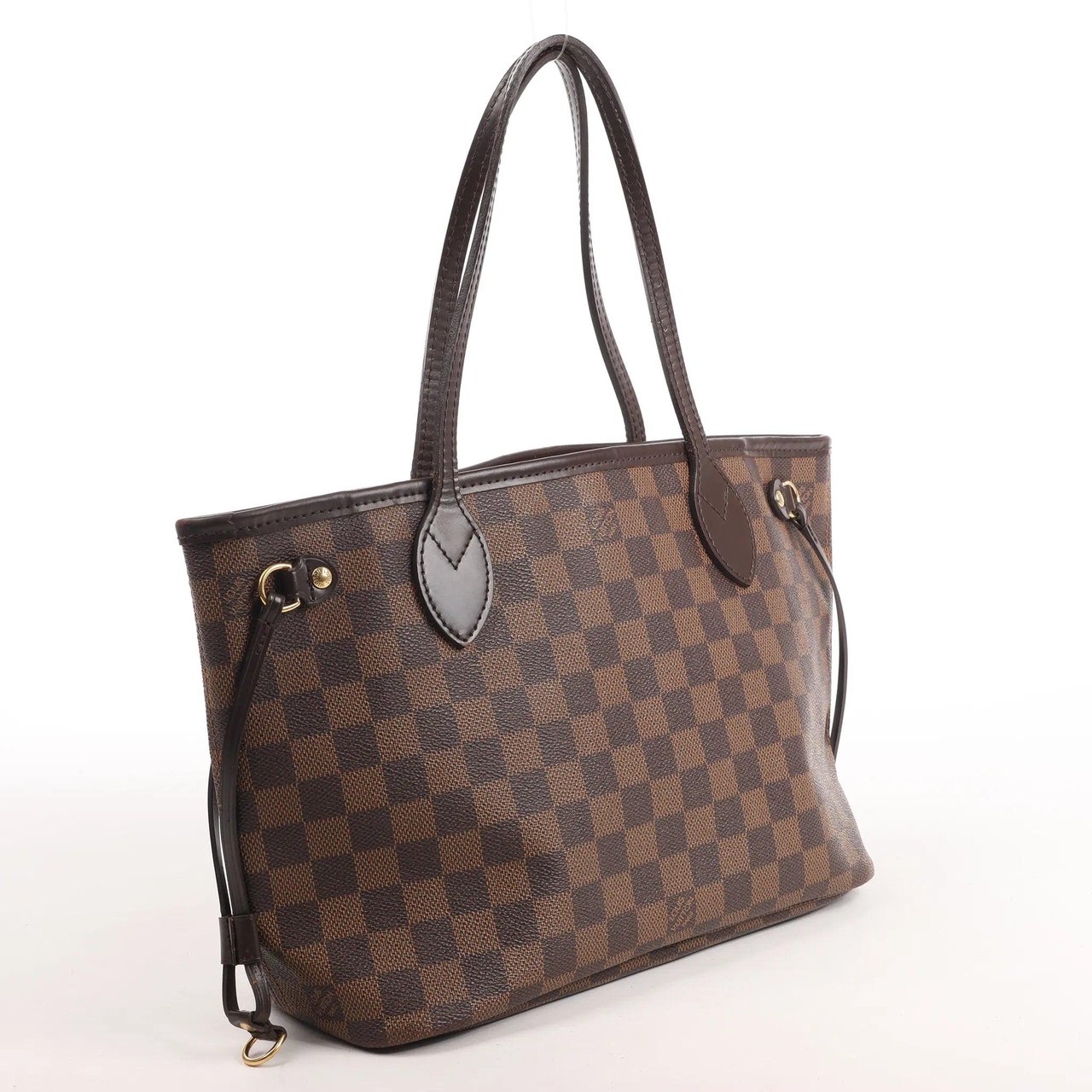 Louis Vuitton Louis Vuitton Damier Ebene Neverfull PM Shoulder Bag in Brown N51109 Bruin