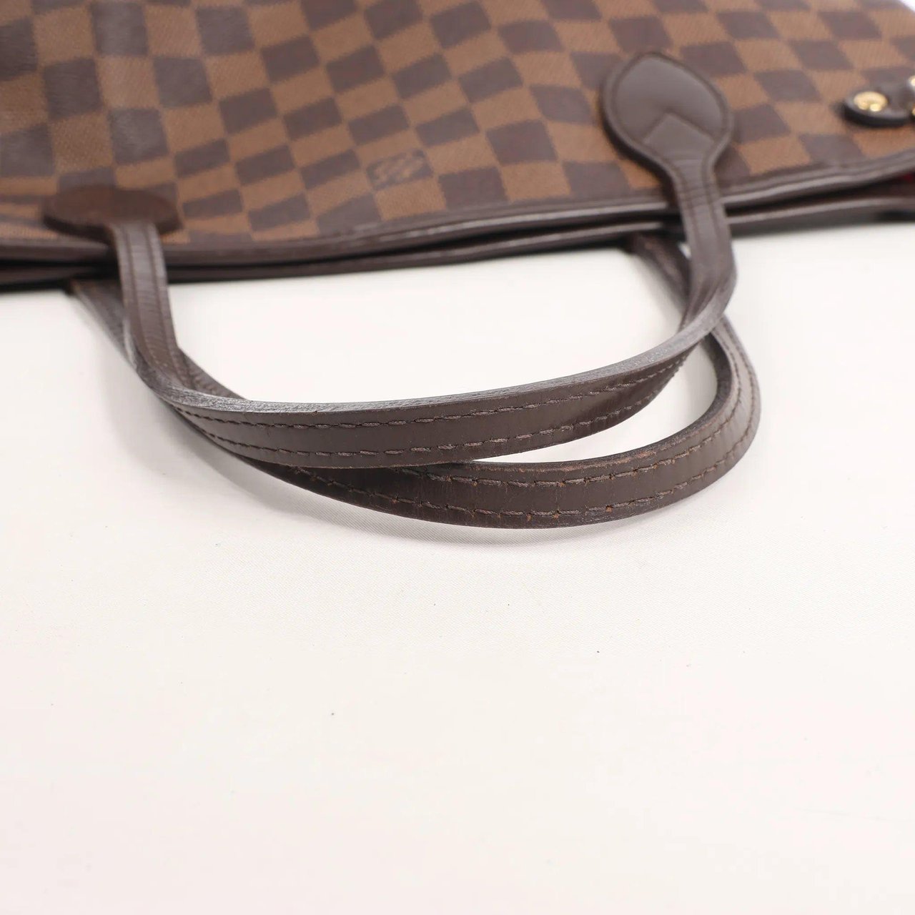 Louis Vuitton Louis Vuitton Damier Ebene Neverfull PM Shoulder Bag in Brown N51109 Bruin