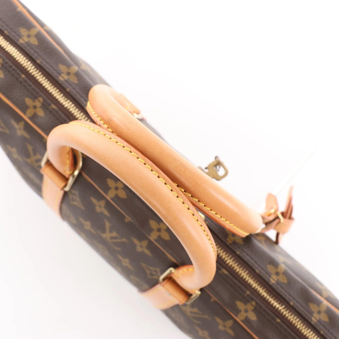 Louis Vuitton Louis Vuitton Porte Documents Voyage Monogram Canvas Handbag in Brown M53361 Bruin