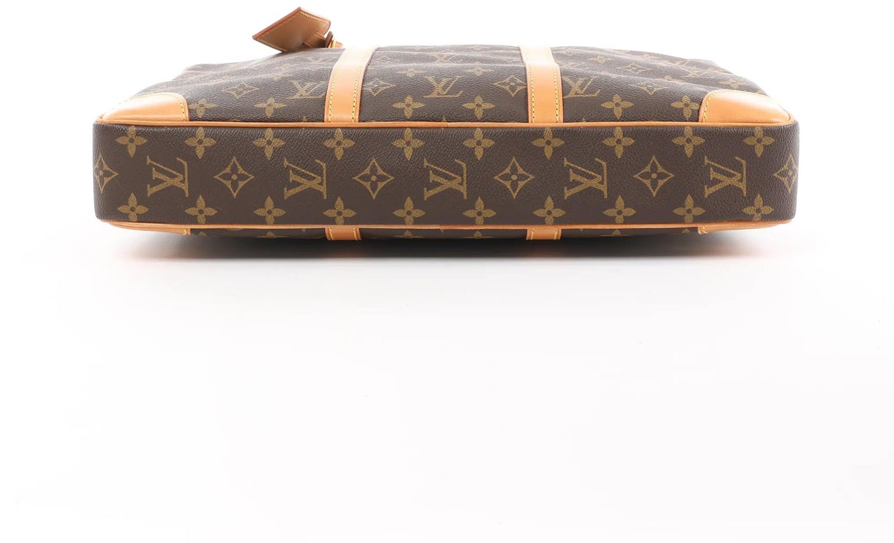 Louis Vuitton Louis Vuitton Porte Documents Voyage Monogram Canvas Handbag in Brown M53361 Bruin