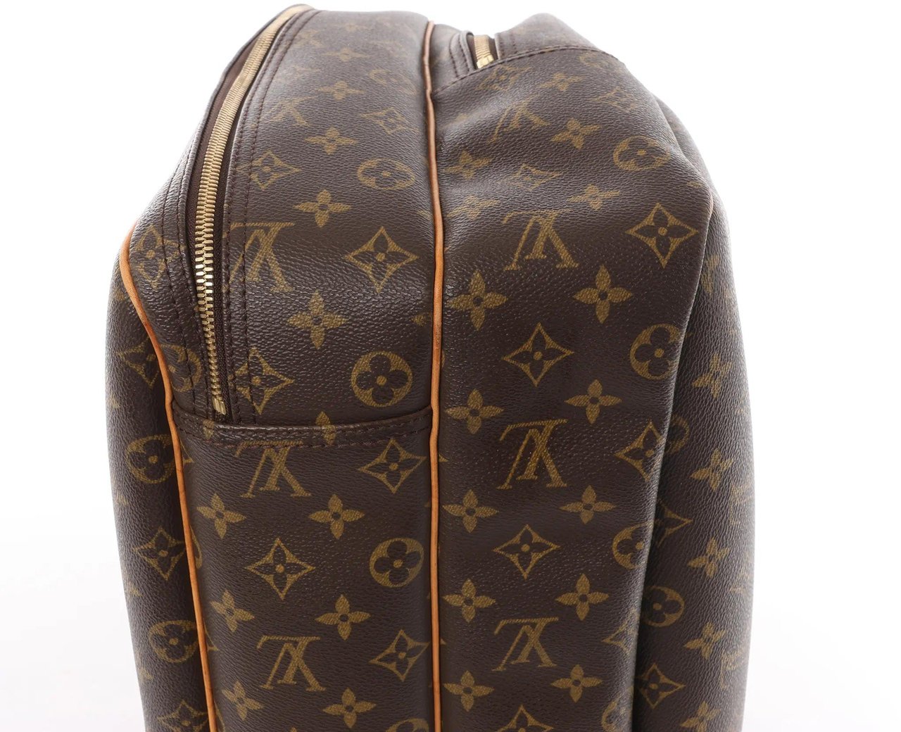 Louis Vuitton Louis Vuitton Alize Monogram Canvas 2 Poches Travel Bag in Brown M41399 Bruin