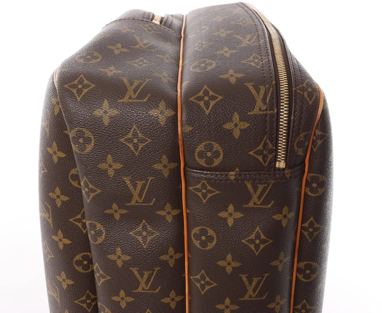 Louis Vuitton Louis Vuitton Alize Monogram Canvas 2 Poches Travel Bag in Brown M41399 Bruin