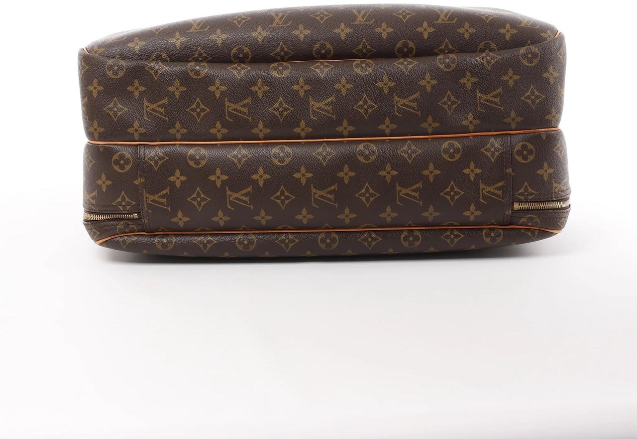 Louis Vuitton Louis Vuitton Alize Monogram Canvas 2 Poches Travel Bag in Brown M41399 Bruin