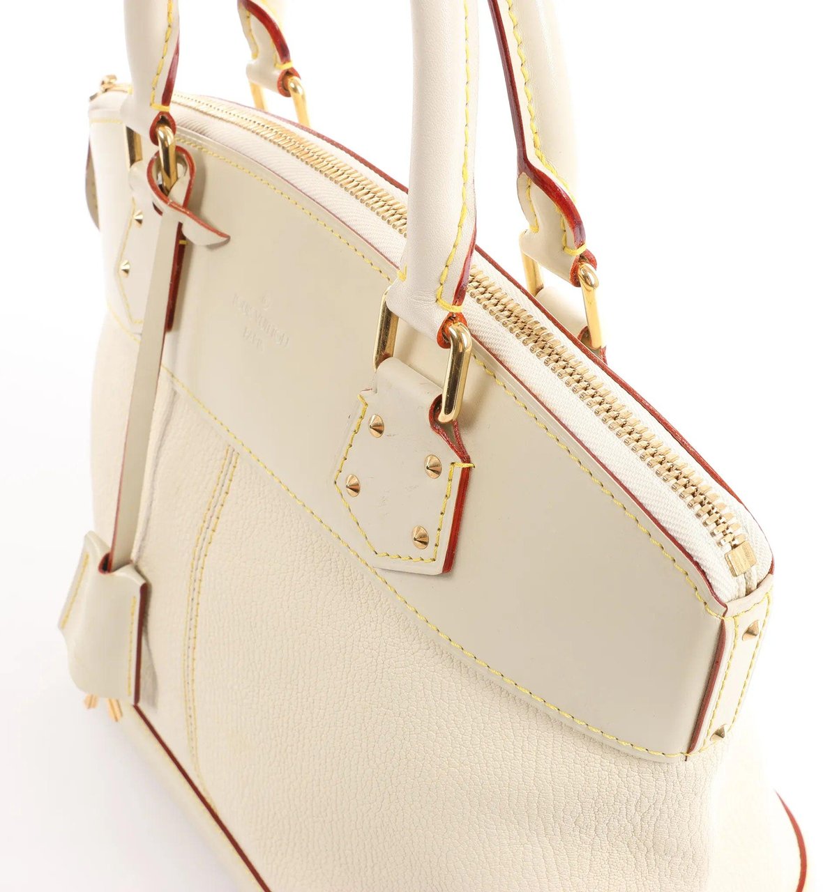Louis Vuitton Louis Vuitton Lockit PM Suhali Handbag in White M91887 Divers