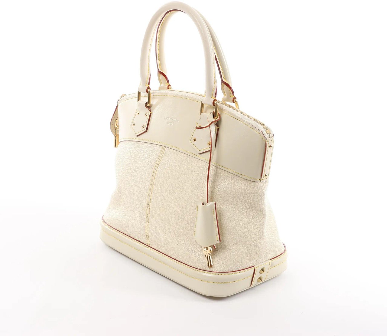 Louis Vuitton Louis Vuitton Lockit PM Suhali Handbag in White M91887 Divers