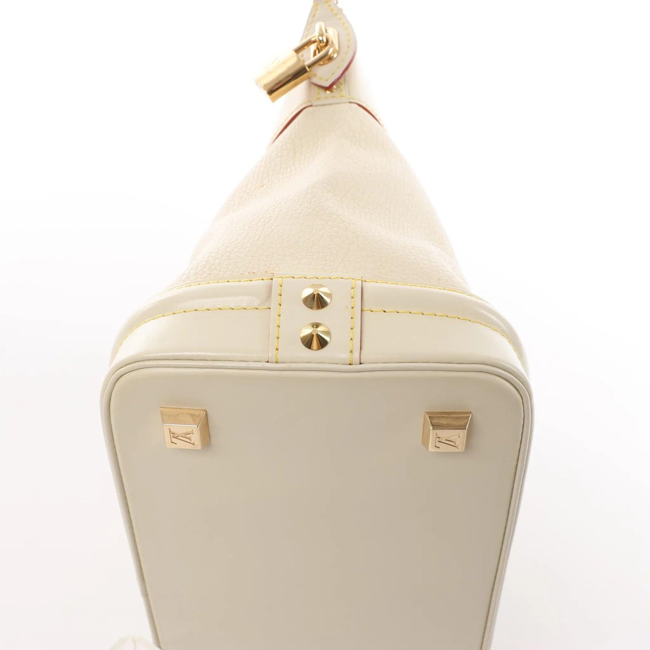 Louis Vuitton Louis Vuitton Lockit PM Suhali Handbag in White M91887 Divers