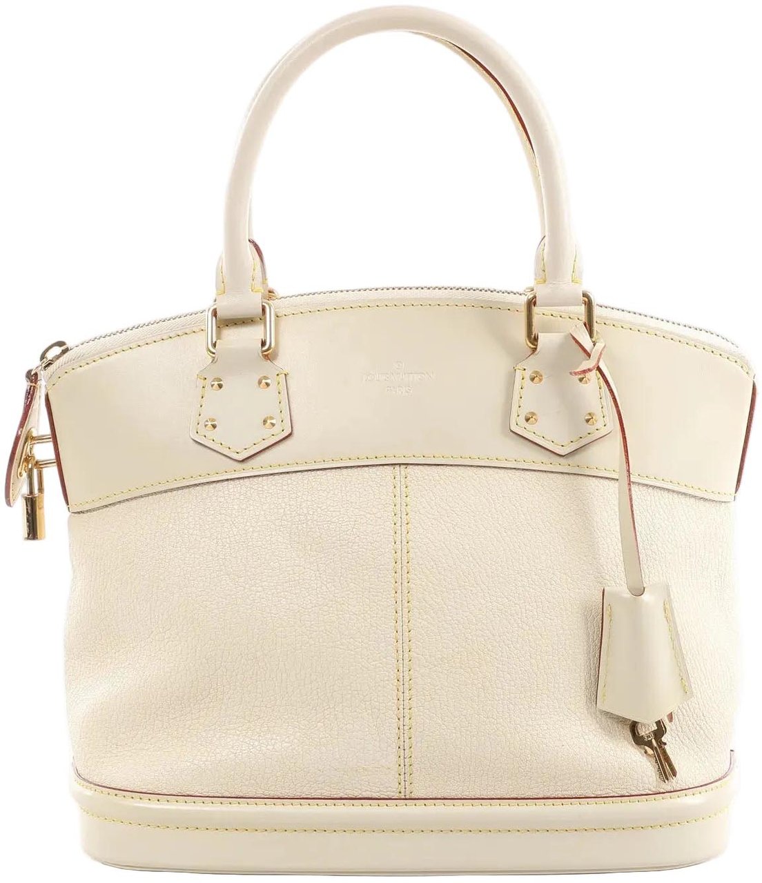 Louis Vuitton Louis Vuitton Lockit PM Suhali Handbag in White M91887 Divers