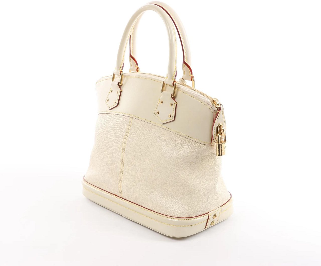 Louis Vuitton Louis Vuitton Lockit PM Suhali Handbag in White M91887 Divers