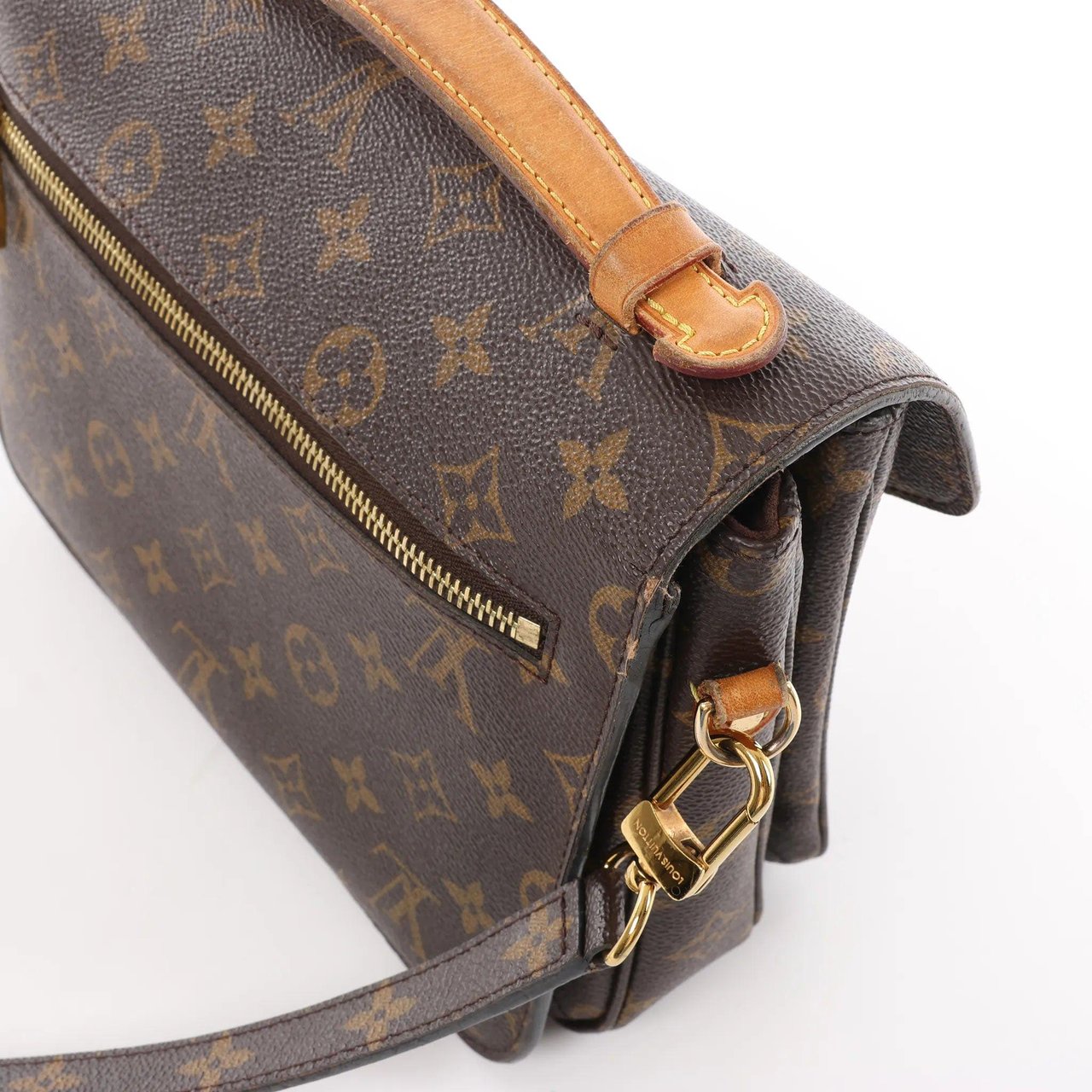 Louis Vuitton Louis Vuitton Metis MM Pochette Monogram Canvas Crossbody Bag in Brown M44875 Bruin