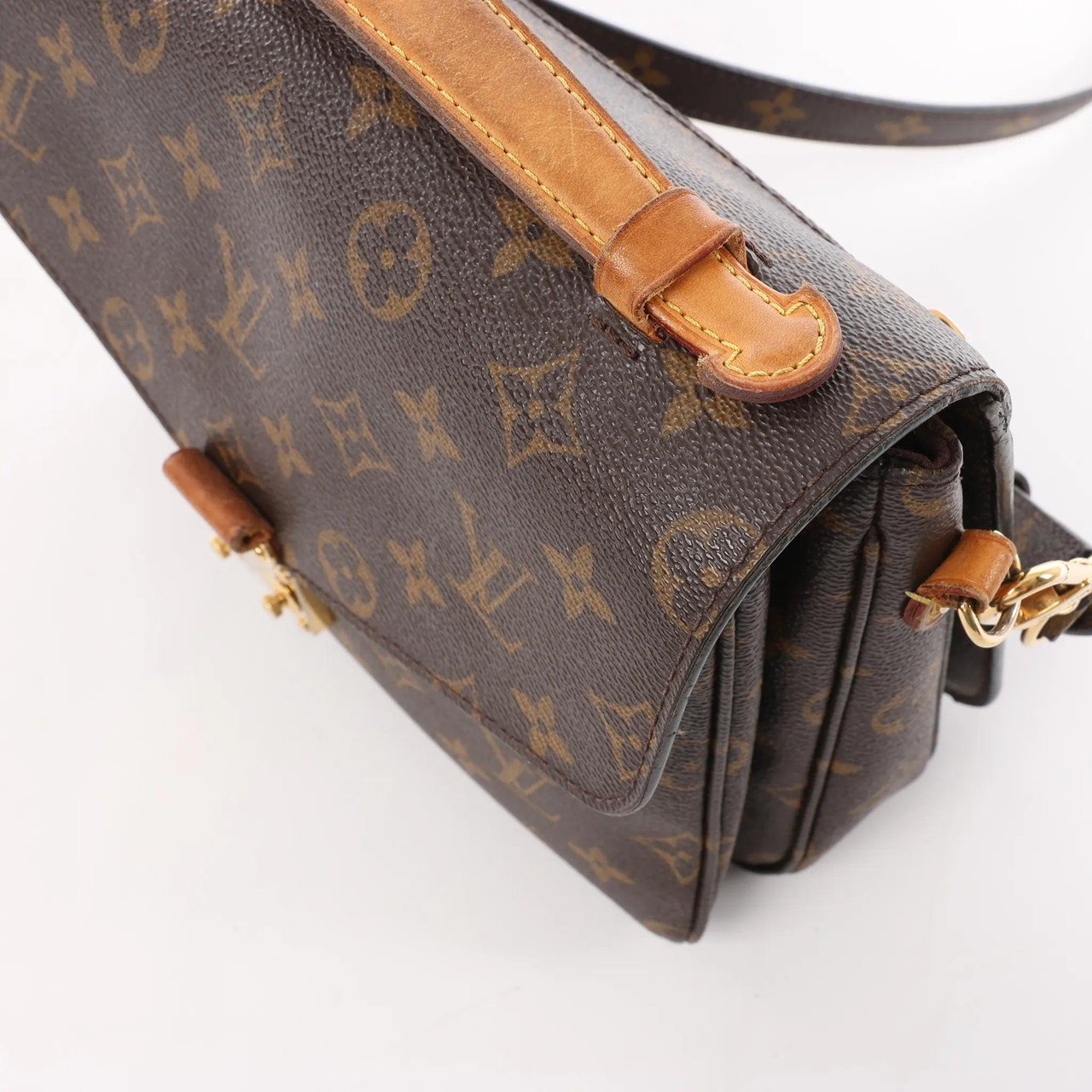 Louis Vuitton Louis Vuitton Metis MM Pochette Monogram Canvas Crossbody Bag in Brown M44875 Bruin