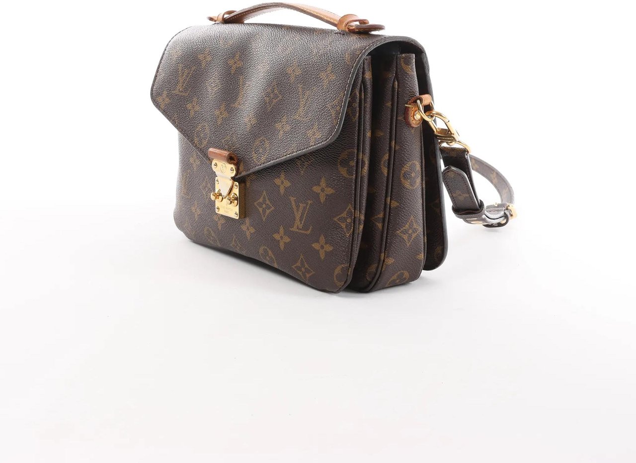 Louis Vuitton Louis Vuitton Metis MM Pochette Monogram Canvas Crossbody Bag in Brown M44875 Bruin