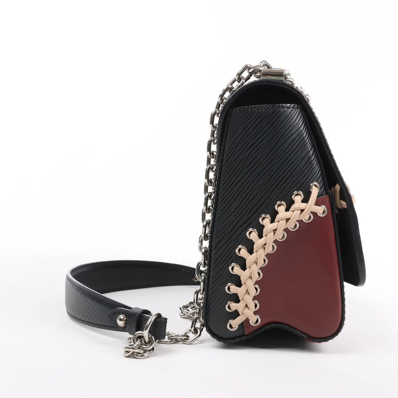 Louis Vuitton Louis Vuitton Epi Leather Twist MM Shoulder Bag in Black M42449 Zwart