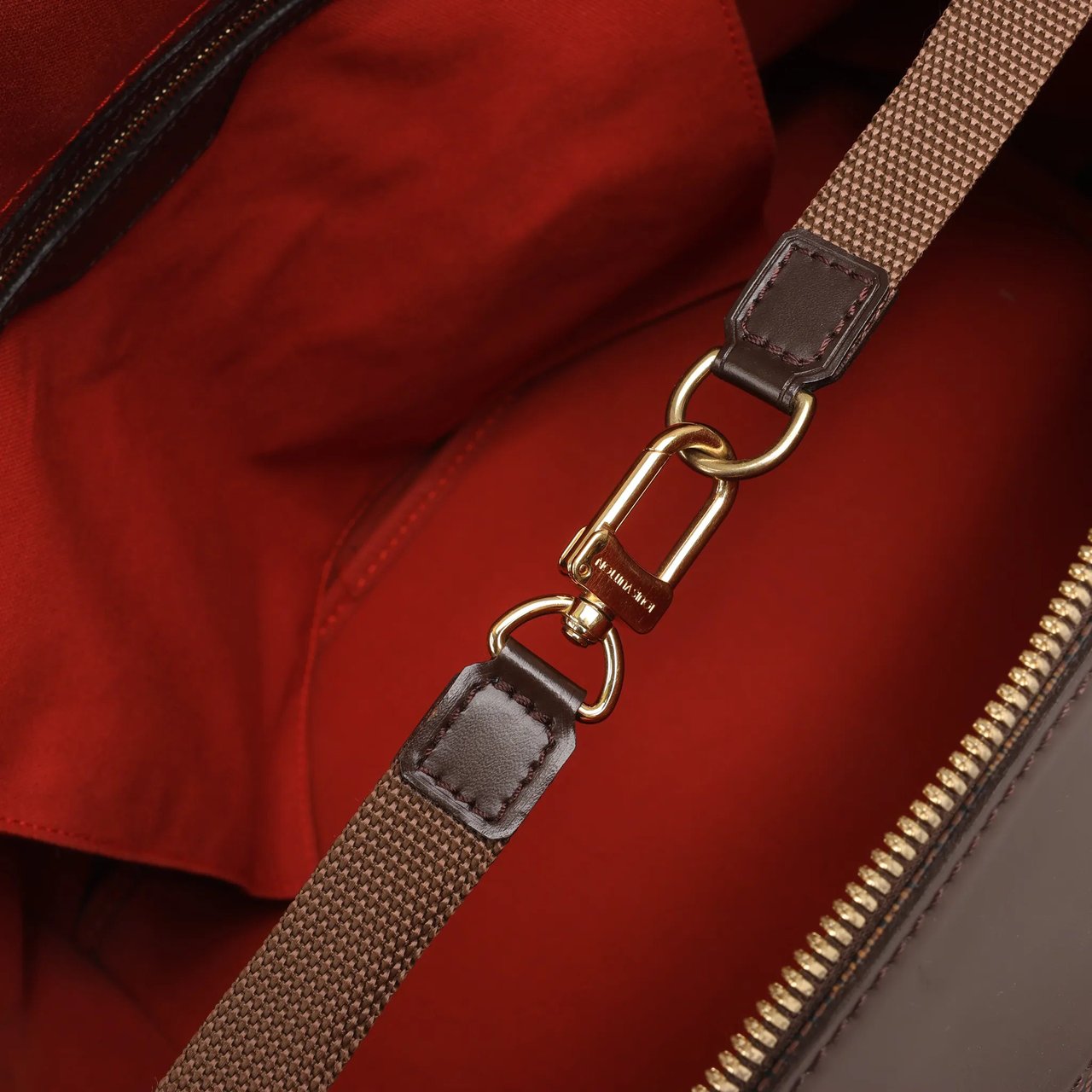 Louis Vuitton Louis Vuitton Greenwich PM Damier Ebene Handbag in Brown N41165 Bruin