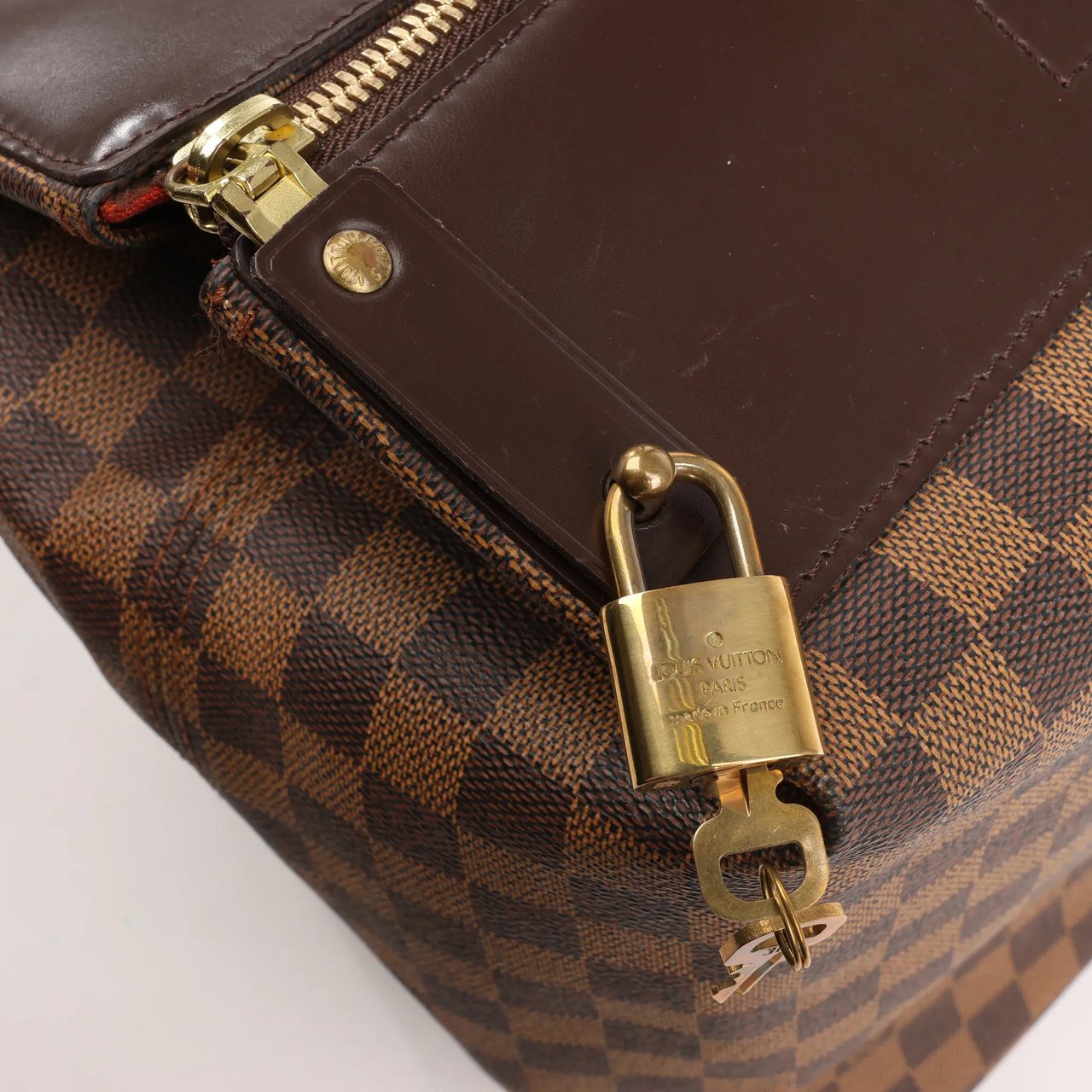 Louis Vuitton Louis Vuitton Greenwich PM Damier Ebene Handbag in Brown N41165 Bruin