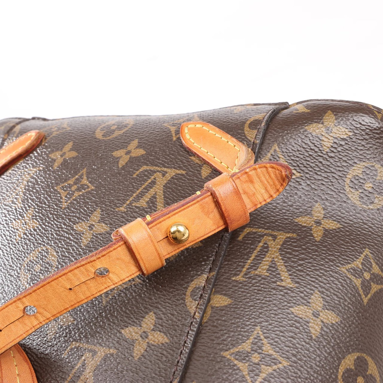 Louis Vuitton Louis Vuitton Monogram Canvas Monsley Backpack in Brown M43431 Bruin