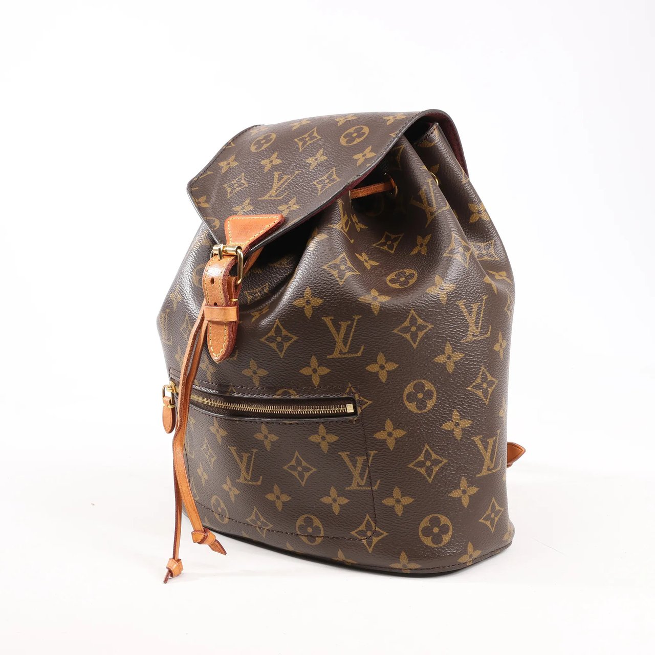 Louis Vuitton Louis Vuitton Monogram Canvas Monsley Backpack in Brown M43431 Bruin