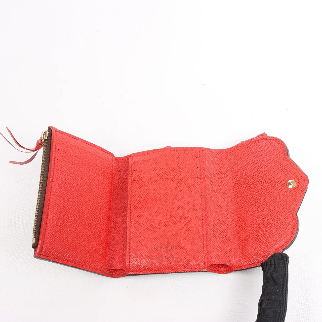 Louis Vuitton Louis Vuitton Monogram Portefeuille Victorine Lovely Bird in Red M67244 Bruin