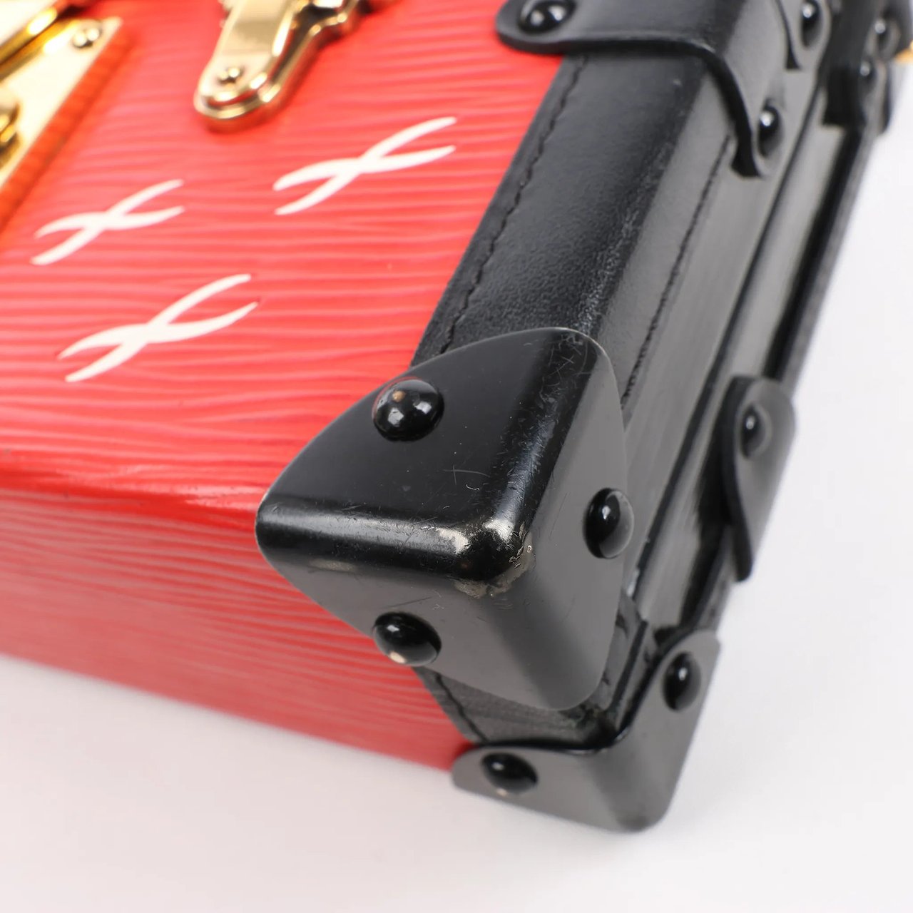 Louis Vuitton Louis Vuitton Petite Mull Epi Leather Shoulder Bag in Red x Black M54651 Divers