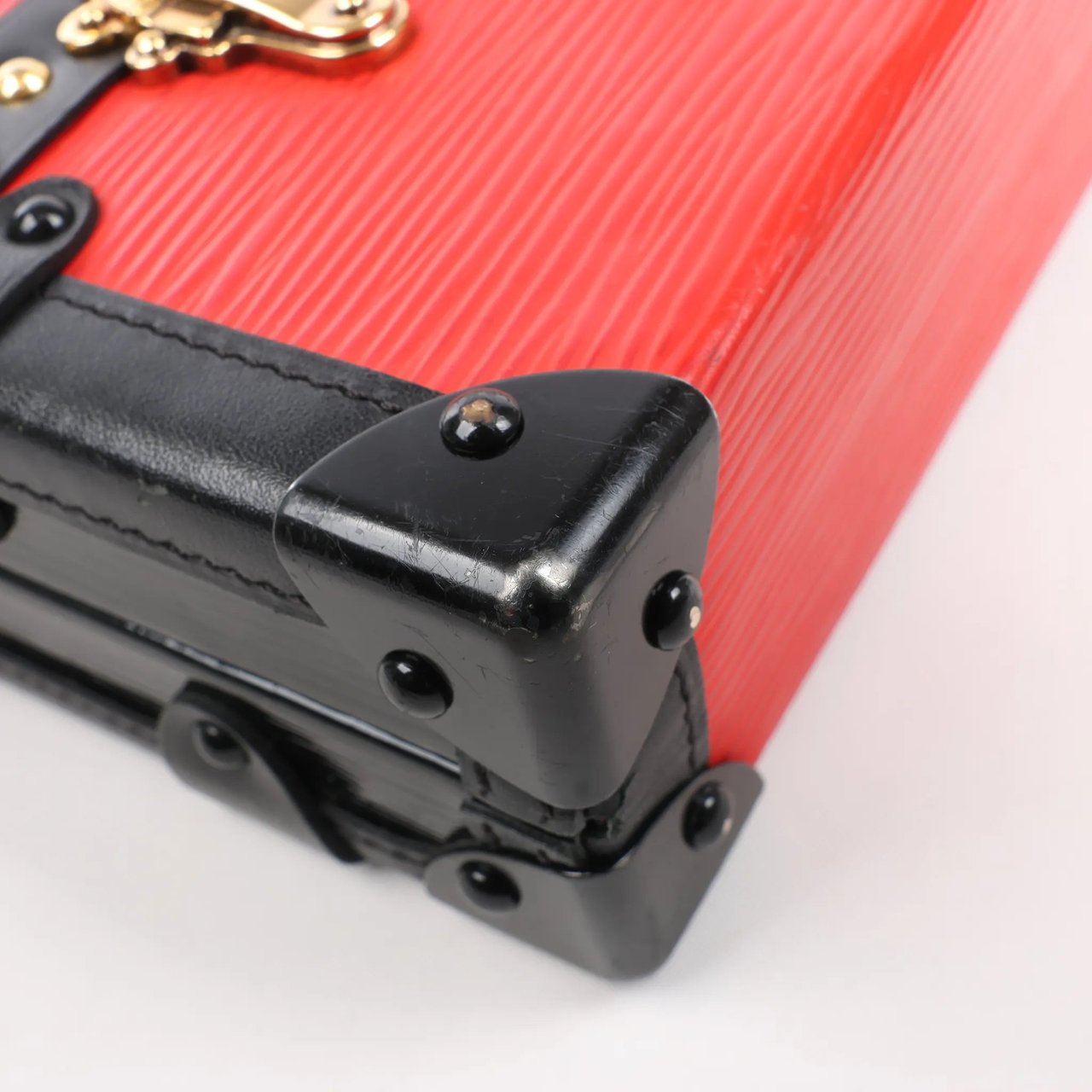 Louis Vuitton Louis Vuitton Petite Mull Epi Leather Shoulder Bag in Red x Black M54651 Divers