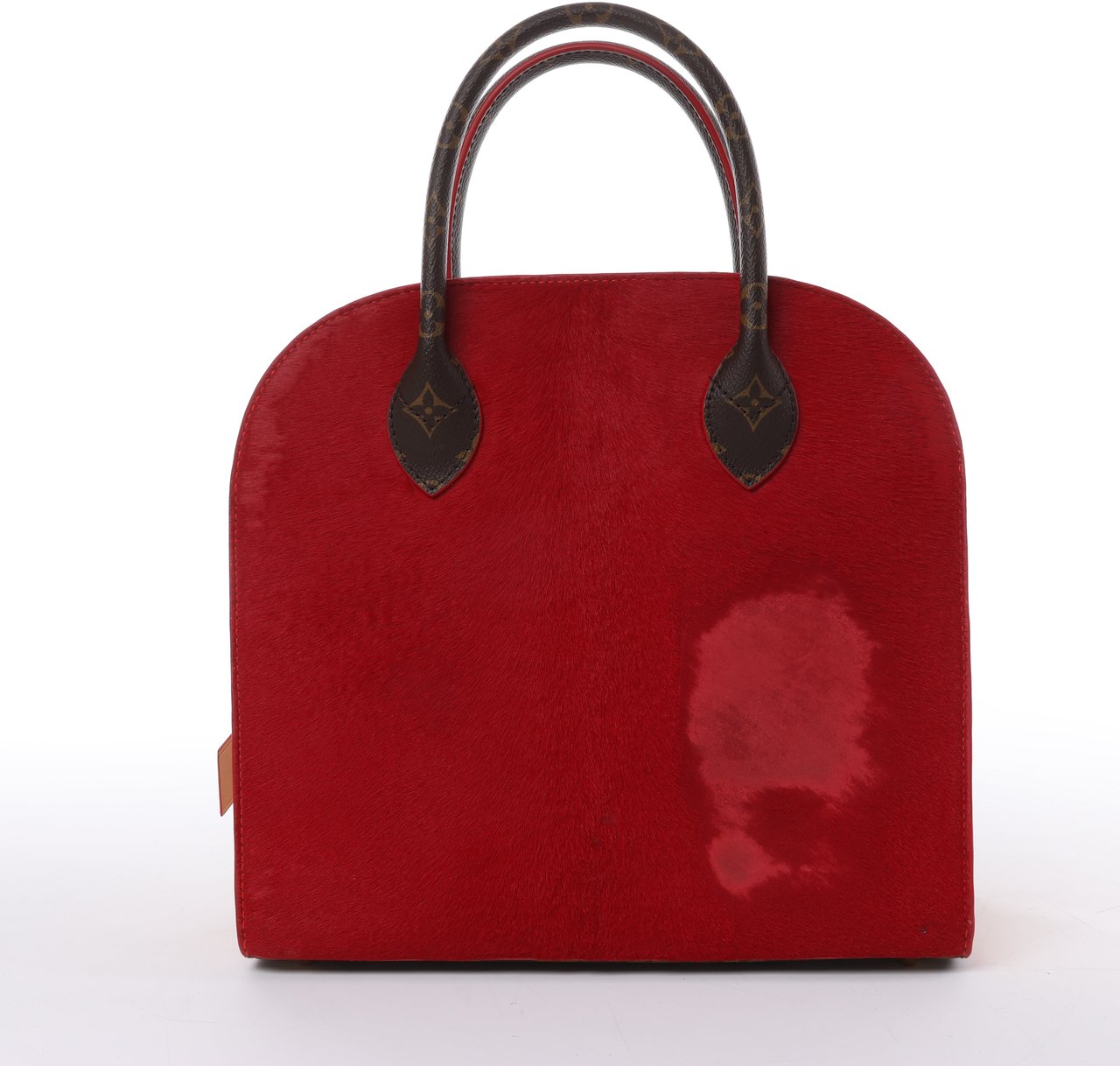 Louis Vuitton Louis Vuitton x Christian Louboutin Monogram Iconoclast Handbag in Brown x Red M41234 Divers