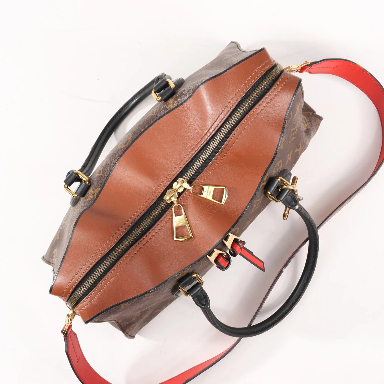 Louis Vuitton Louis Vuitton Monogram Tuileries 2Way Handbag in Brown M41456 Bruin