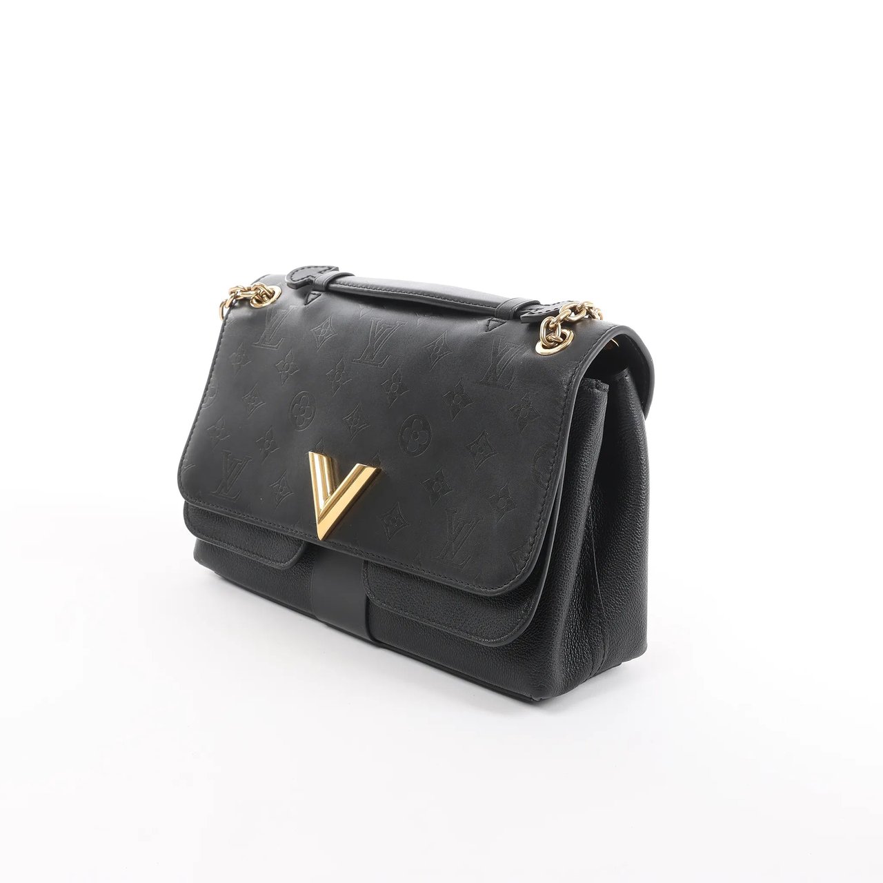 Louis Vuitton Louis Vuitton Very Monogram Shadow Crossbody Bag in Black M42899 Zwart