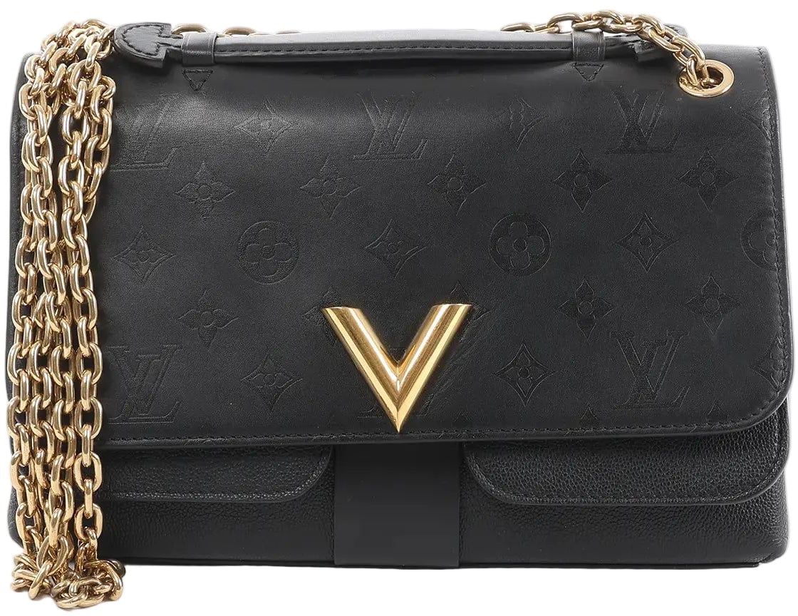 Louis Vuitton Louis Vuitton Very Monogram Shadow Crossbody Bag in Black M42899 Zwart