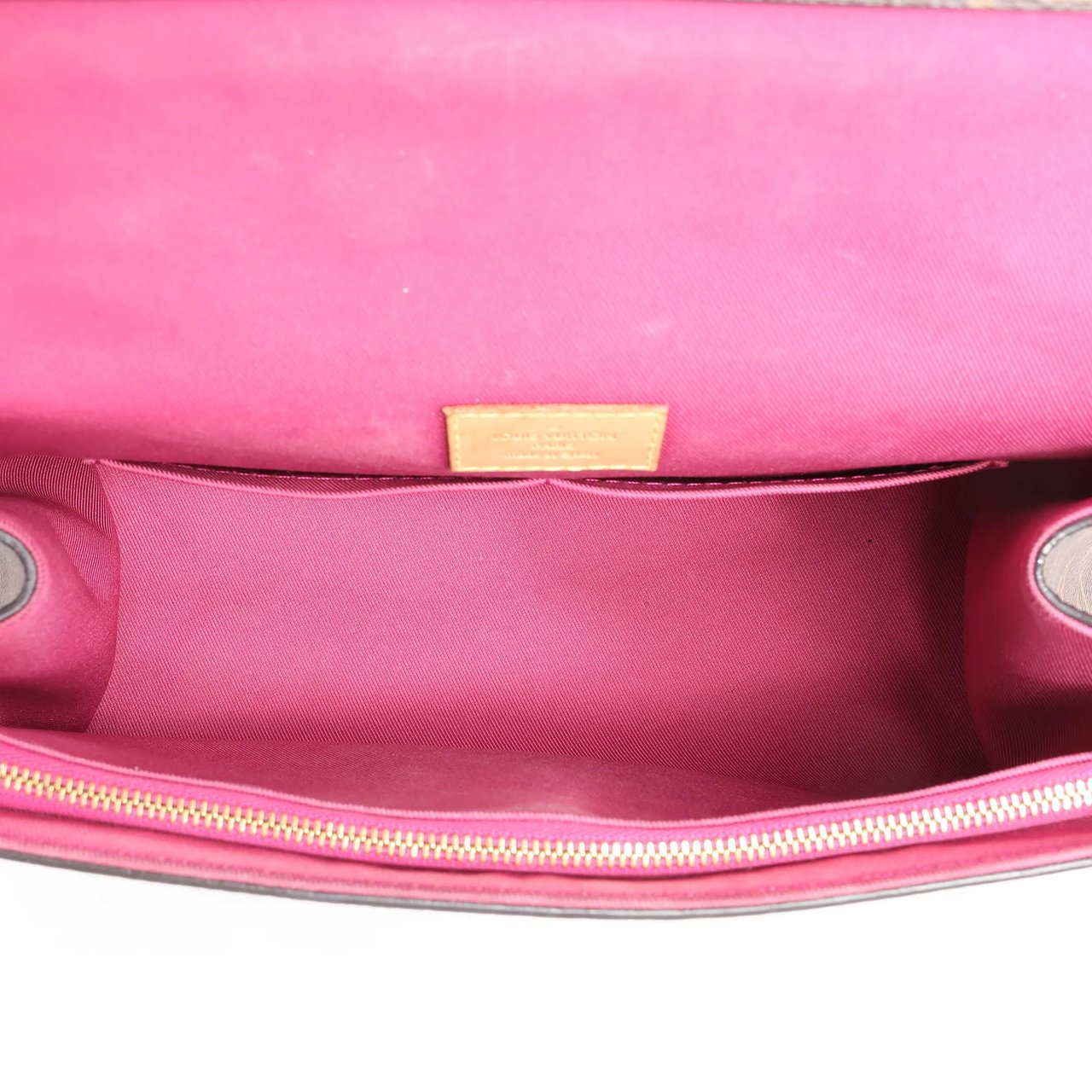 Louis Vuitton Louis Vuitton Cluny BB Monogram Canvas 2Way Handbag in Brown x Pink M42738 Bruin