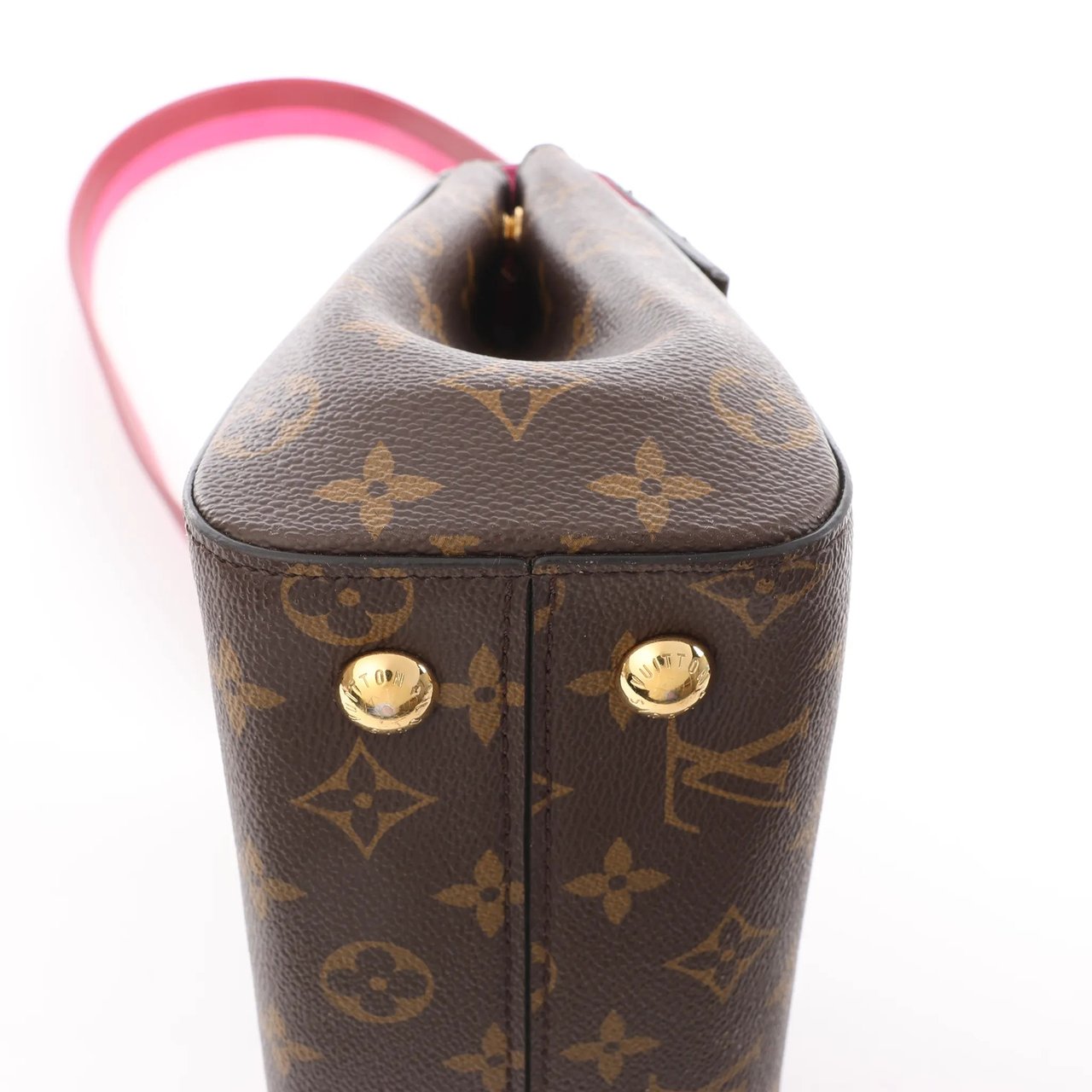 Louis Vuitton Louis Vuitton Cluny BB Monogram Canvas 2Way Handbag in Brown x Pink M42738 Bruin