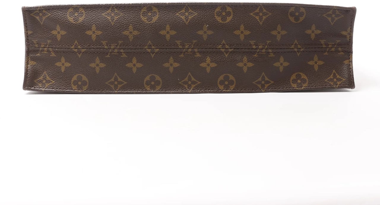 Louis Vuitton Louis Vuitton Sac Plat Monogram Canvas Handbag in Brown M51140 Bruin