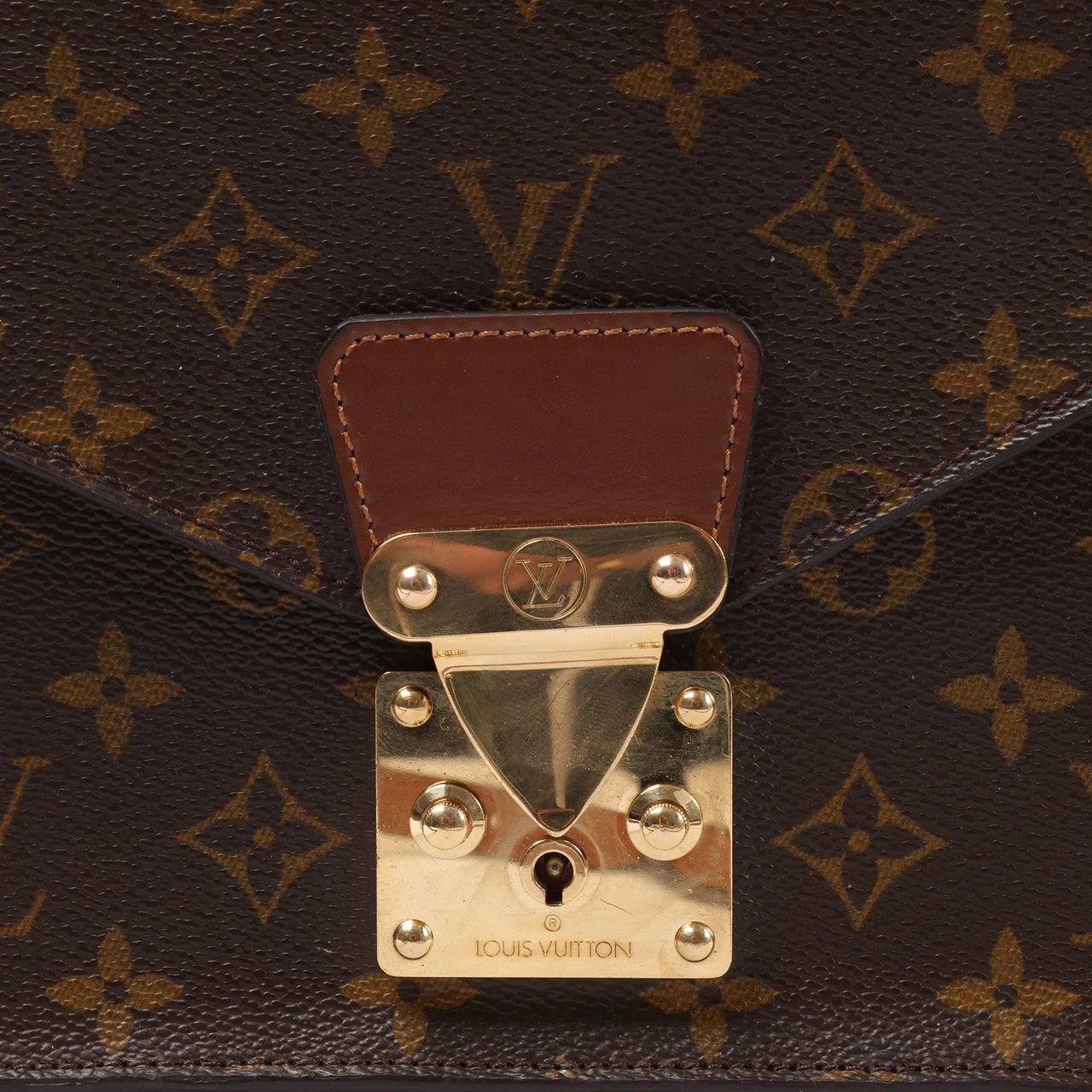 Louis Vuitton Louis Vuitton Monceau Monogram Canvas 2Way Handbag in Brown M51185 Bruin