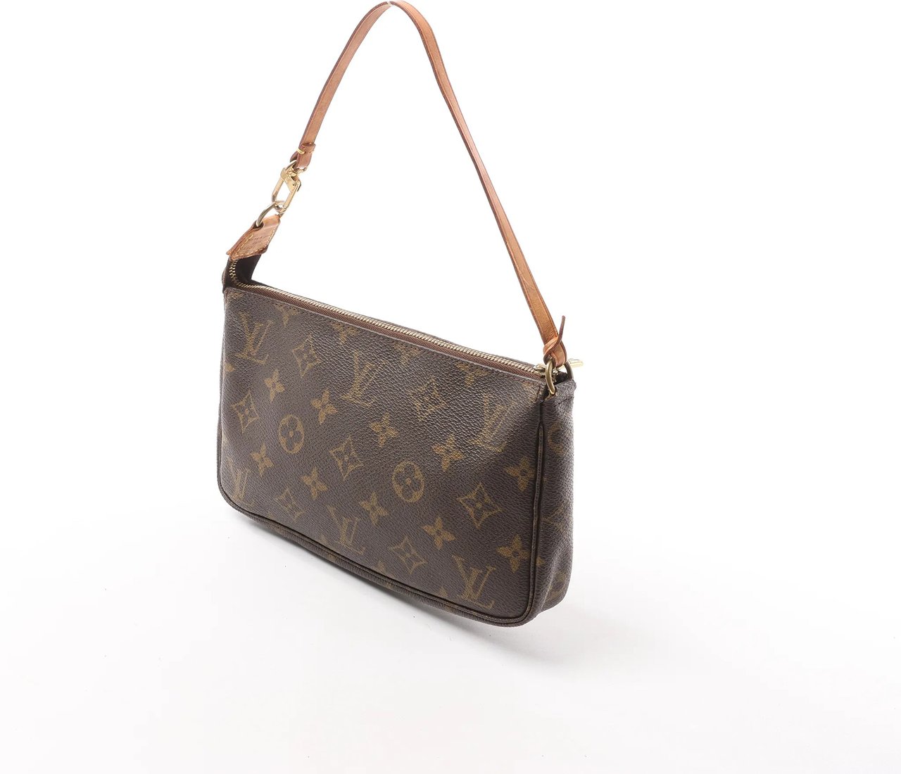 Louis Vuitton Louis Vuitton Pochette Accessoir Monogram Canvas Handbag in Brown M51980 Bruin