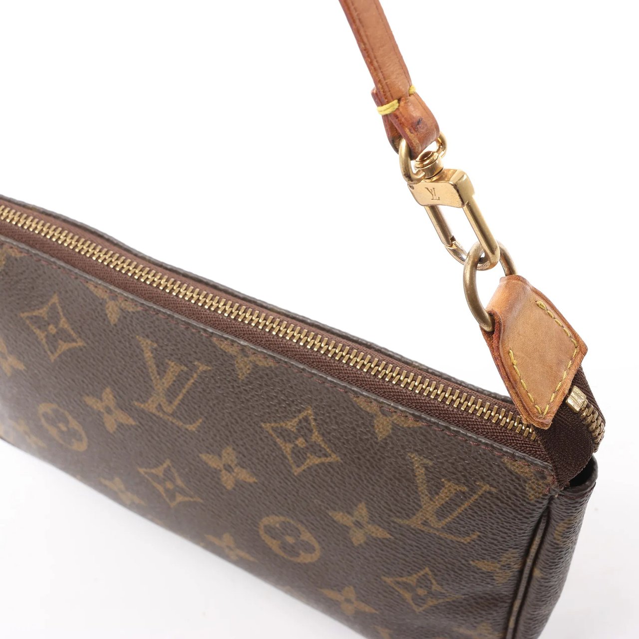 Louis Vuitton Louis Vuitton Pochette Accessoir Monogram Canvas Handbag in Brown M51980 Bruin