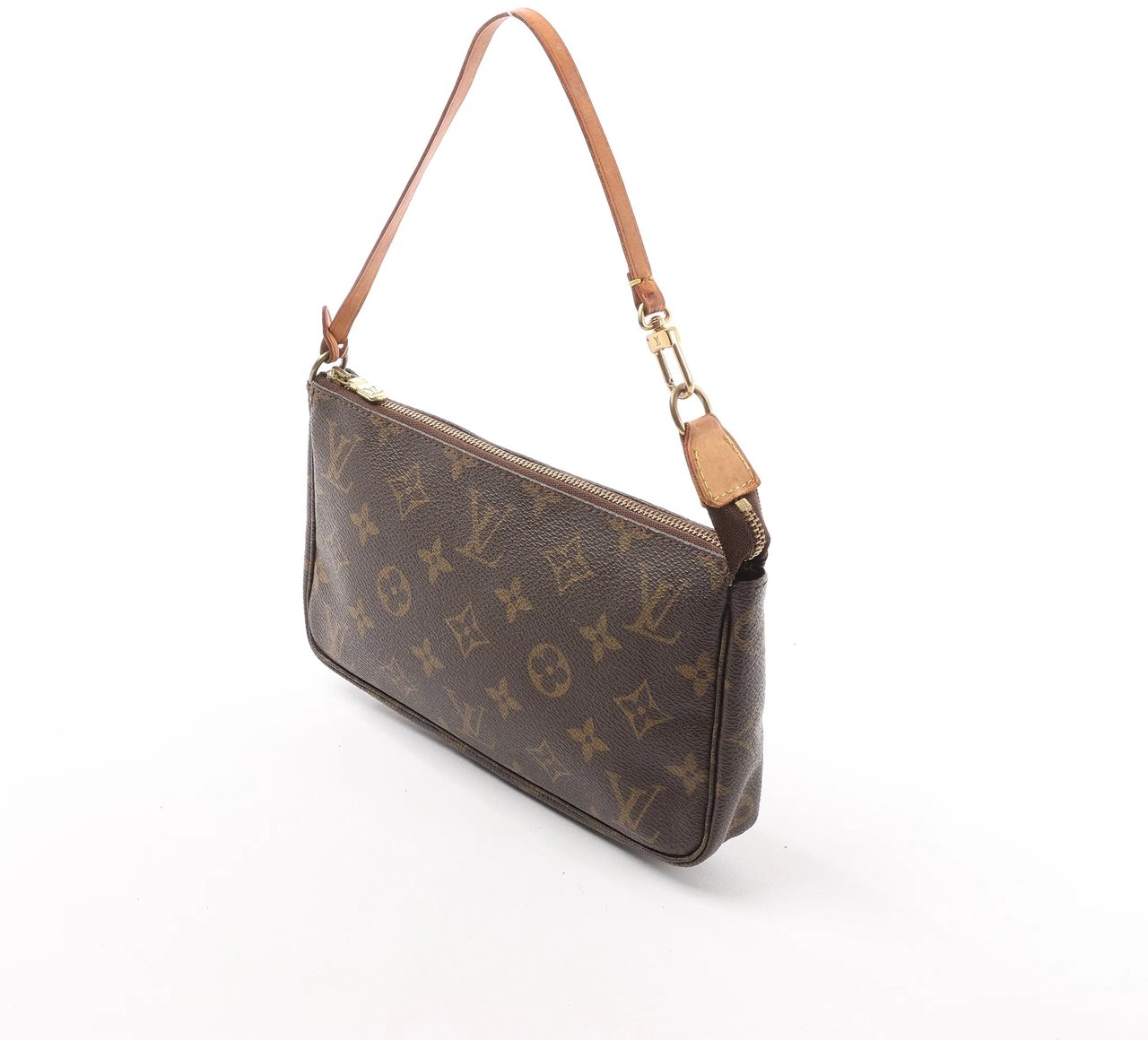 Louis Vuitton Louis Vuitton Pochette Accessoir Monogram Canvas Handbag in Brown M51980 Bruin