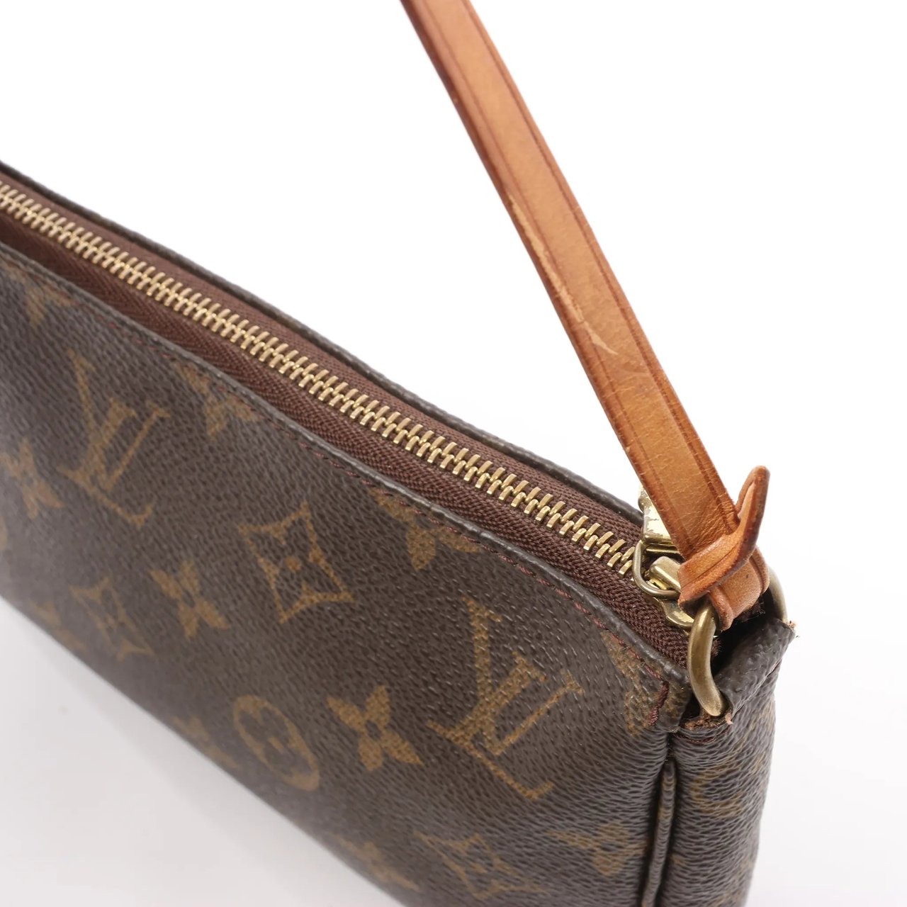 Louis Vuitton Louis Vuitton Pochette Accessoir Monogram Canvas Handbag in Brown M51980 Bruin