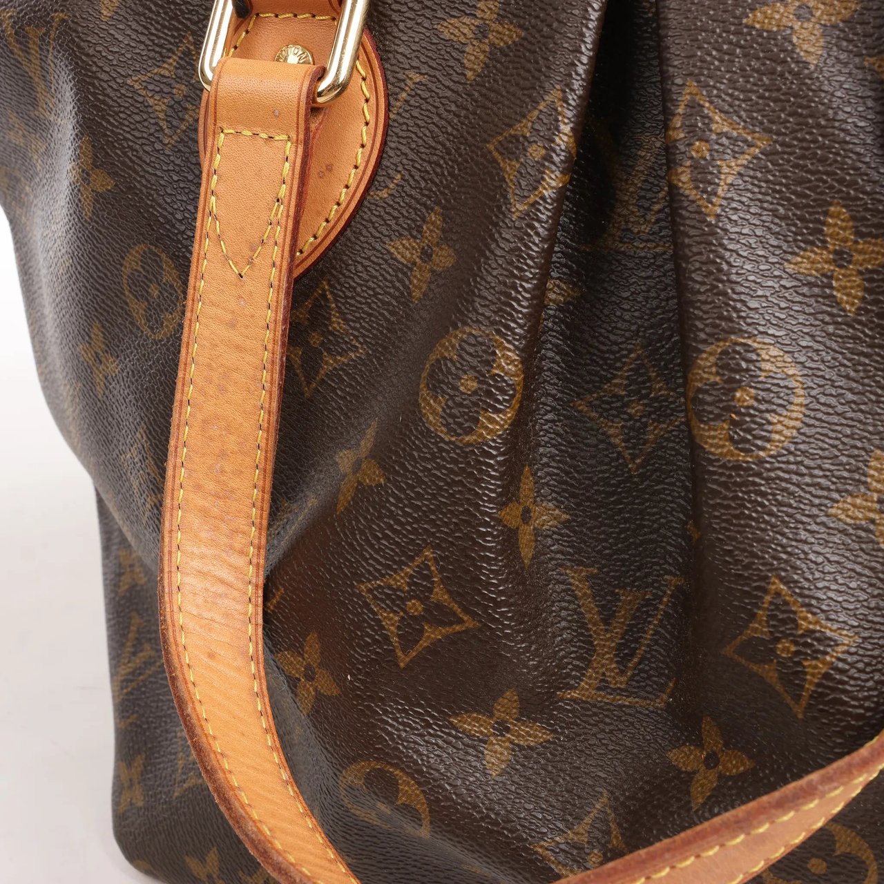 Louis Vuitton Louis Vuitton Palermo PM Monogram Handbag in Brown M40145 Bruin