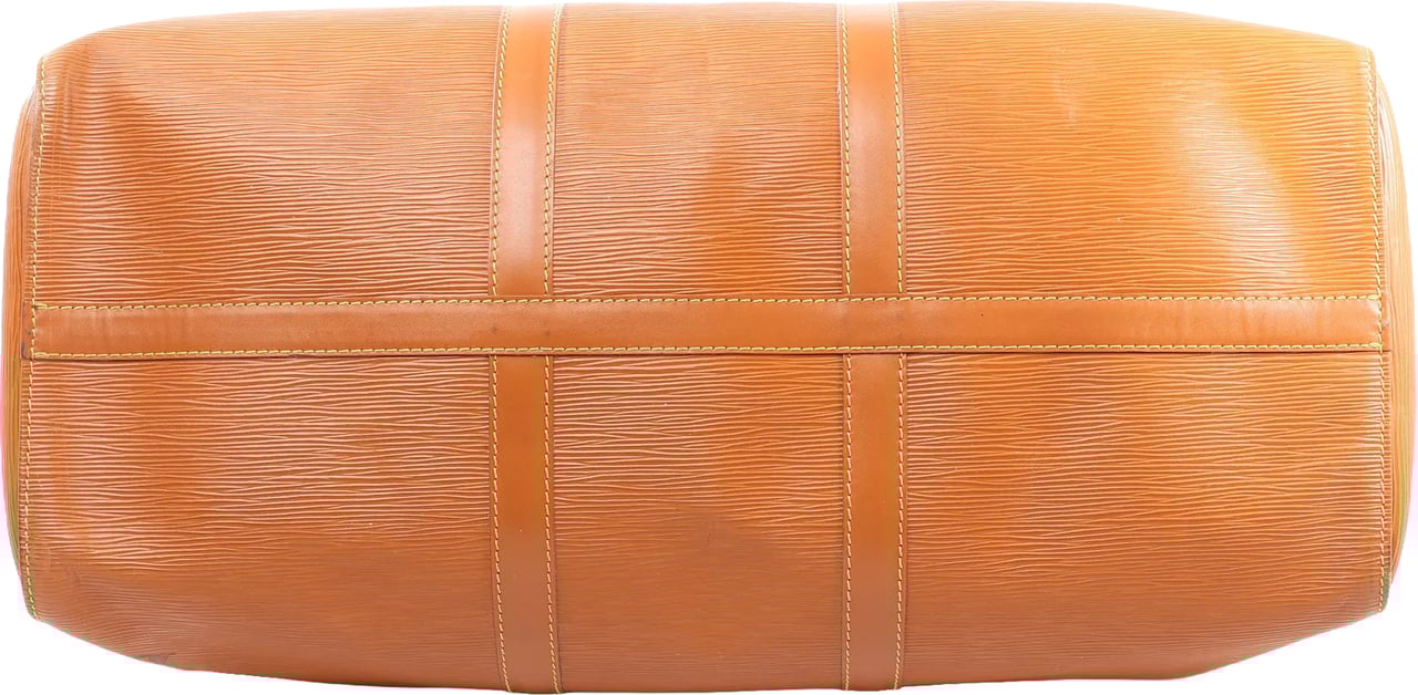 Louis Vuitton Louis Vuitton Keepall 50 Epi Leather Travel Bag in Brown M42968 Bruin