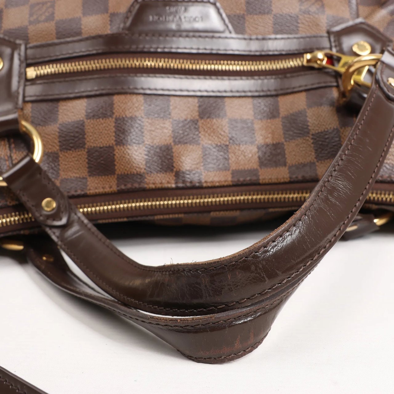 Louis Vuitton Louis Vuitton Evora MM Damier Ebene 2Way Shoulder Bag in Brown Bruin
