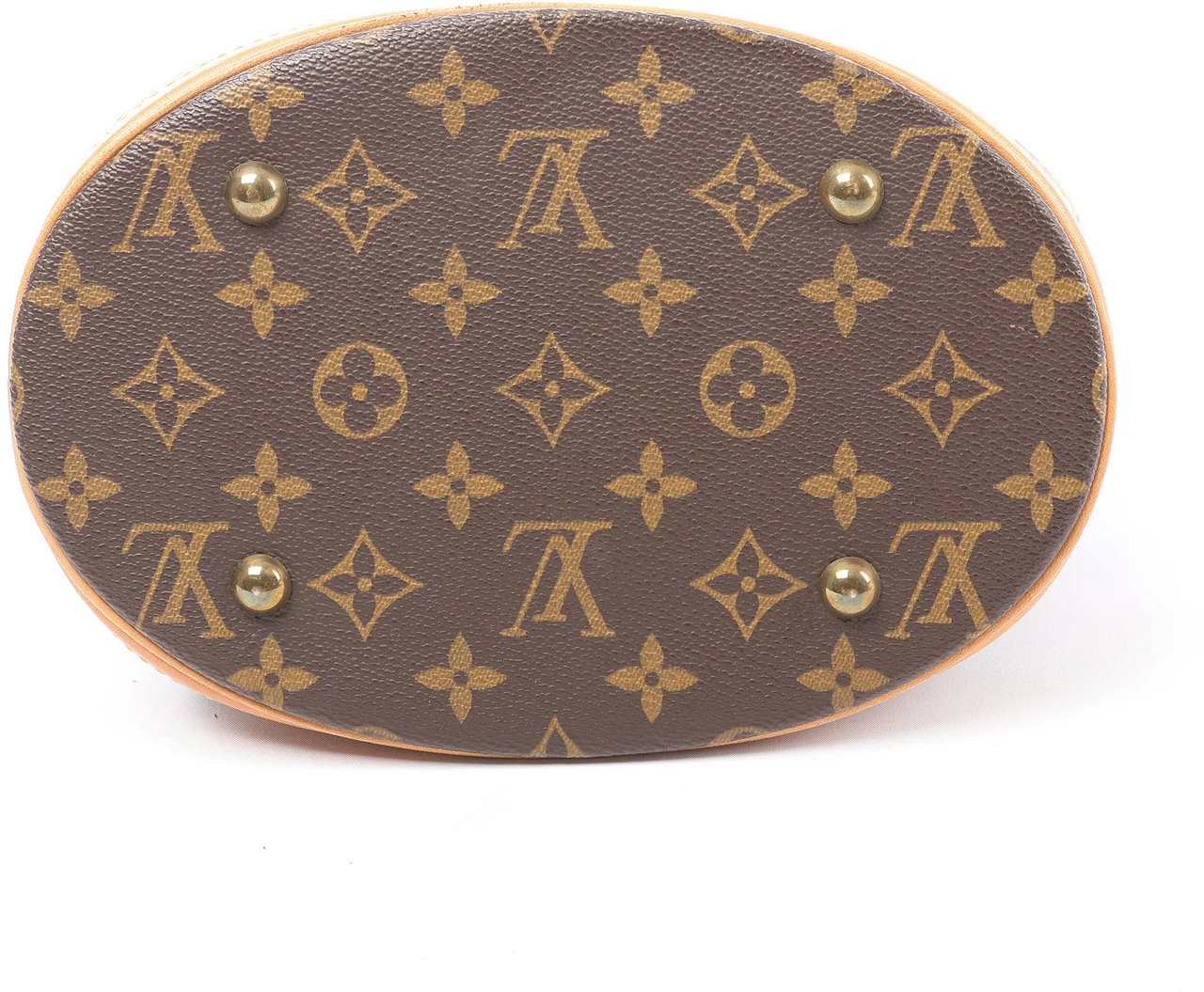 Louis Vuitton Louis Vuitton Bucket PM Monogram Canvas Shoulder Bag in Brown M42238 Bruin