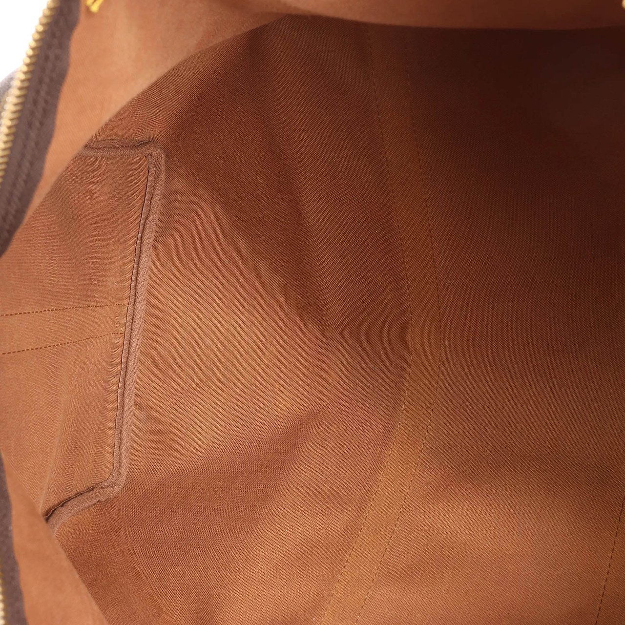 Louis Vuitton Louis Vuitton Keepall Bandoulière 50 Monogram Canvas Travel Bag in Brown M41416 Bruin