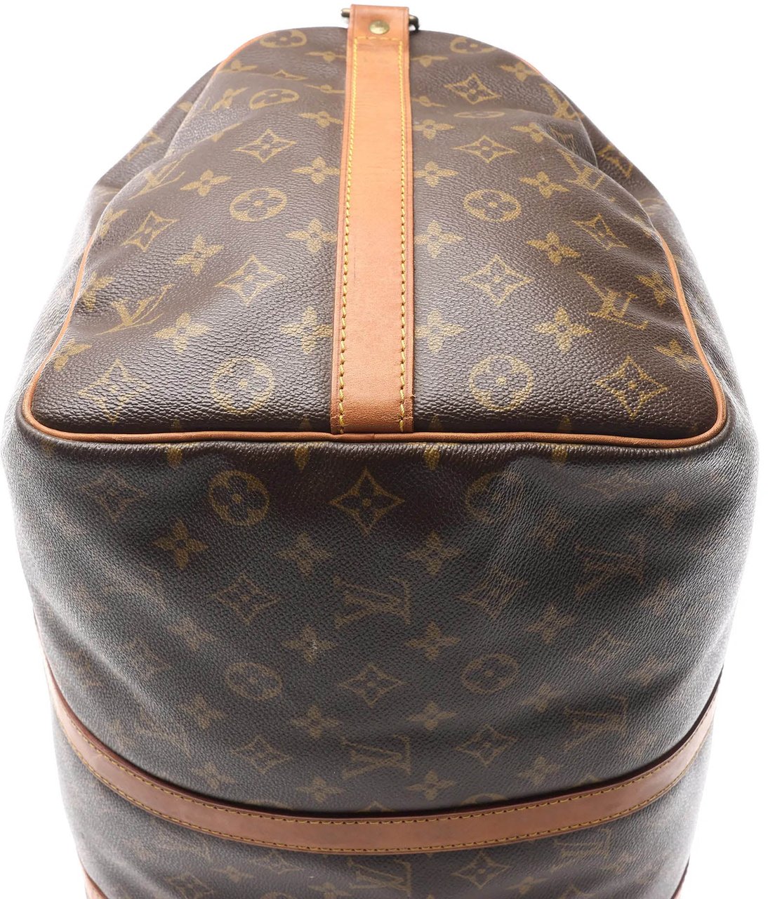 Louis Vuitton Louis Vuitton Keepall Bandoulière 50 Monogram Canvas Travel Bag in Brown M41416 Bruin