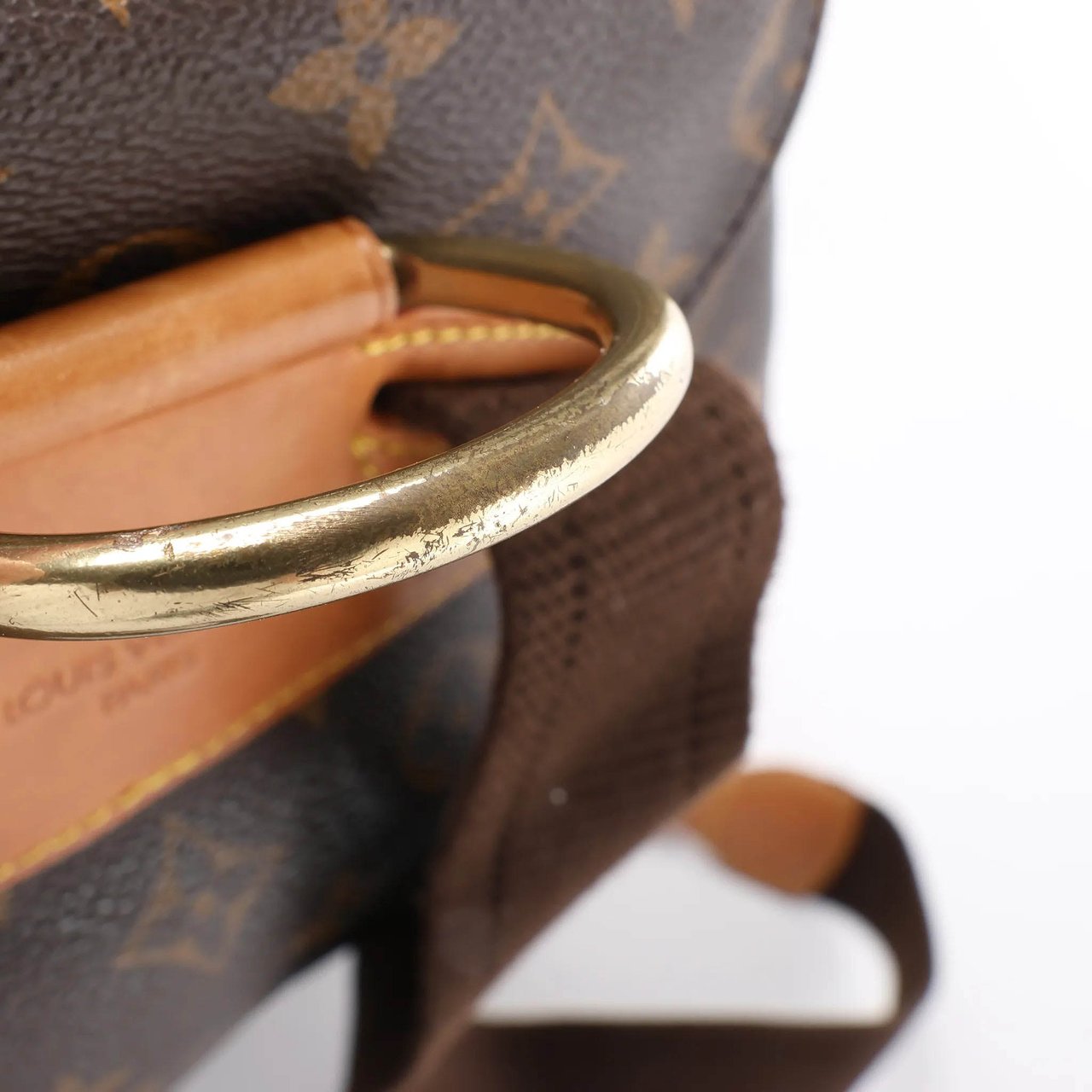 Louis Vuitton Louis Vuitton Montsouris GM Monogram Canvas Vintage Backpack in Brown M51135 Bruin