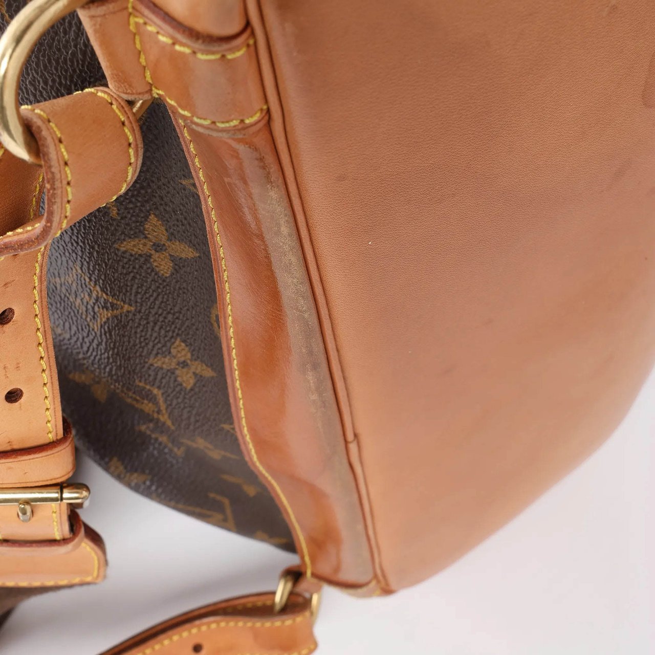 Louis Vuitton Louis Vuitton Montsouris GM Monogram Canvas Vintage Backpack in Brown M51135 Bruin