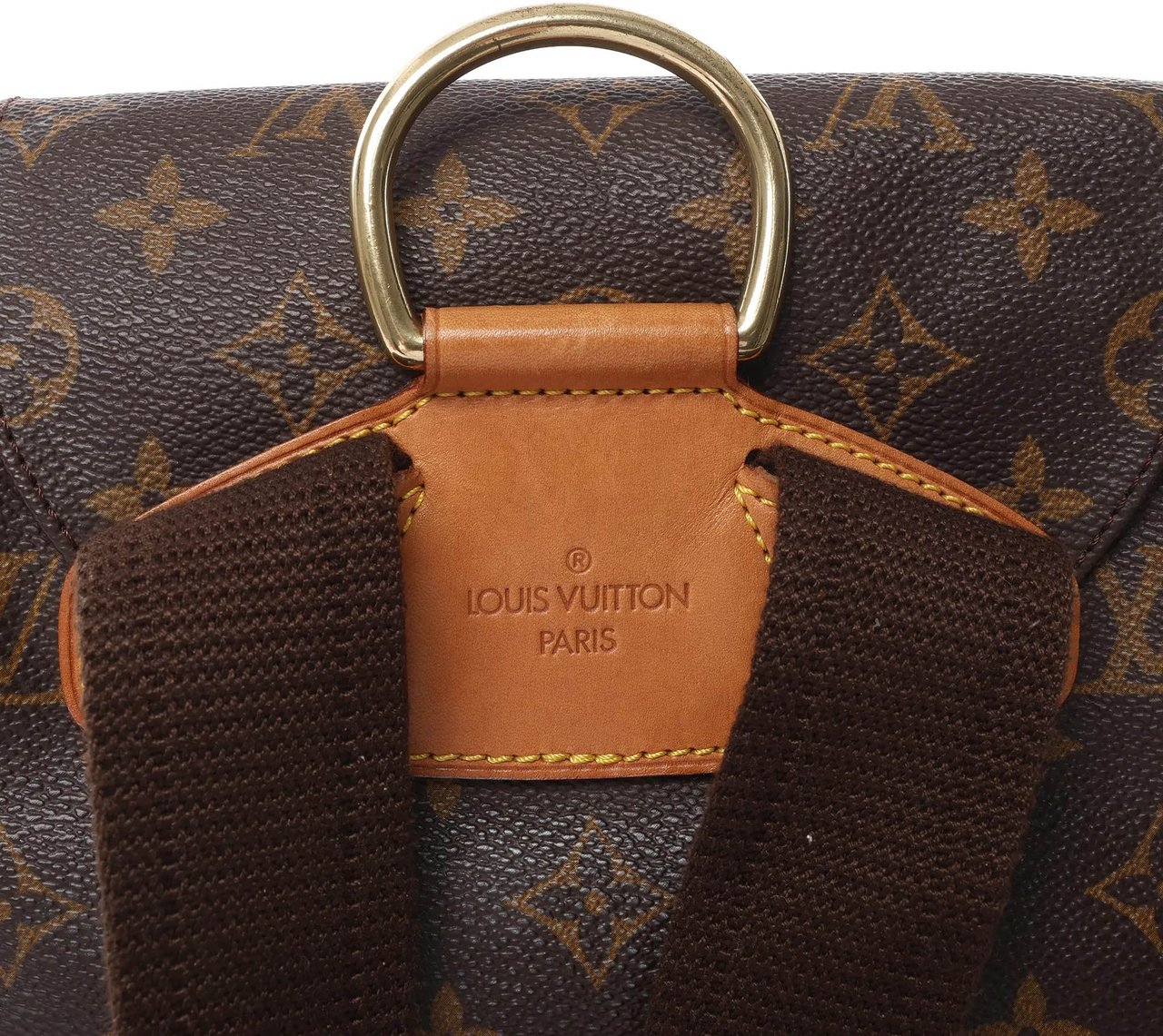Louis Vuitton Louis Vuitton Montsouris GM Monogram Canvas Vintage Backpack in Brown M51135 Bruin