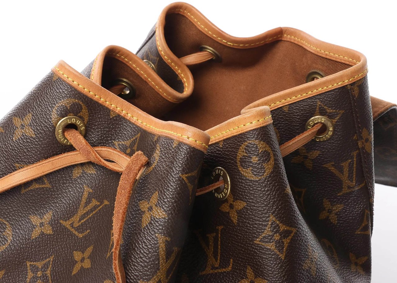 Louis Vuitton Louis Vuitton Montsouris GM Monogram Canvas Vintage Backpack in Brown M51135 Bruin