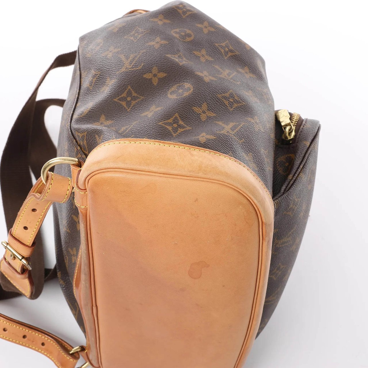 Louis Vuitton Louis Vuitton Montsouris GM Monogram Canvas Vintage Backpack in Brown M51135 Bruin