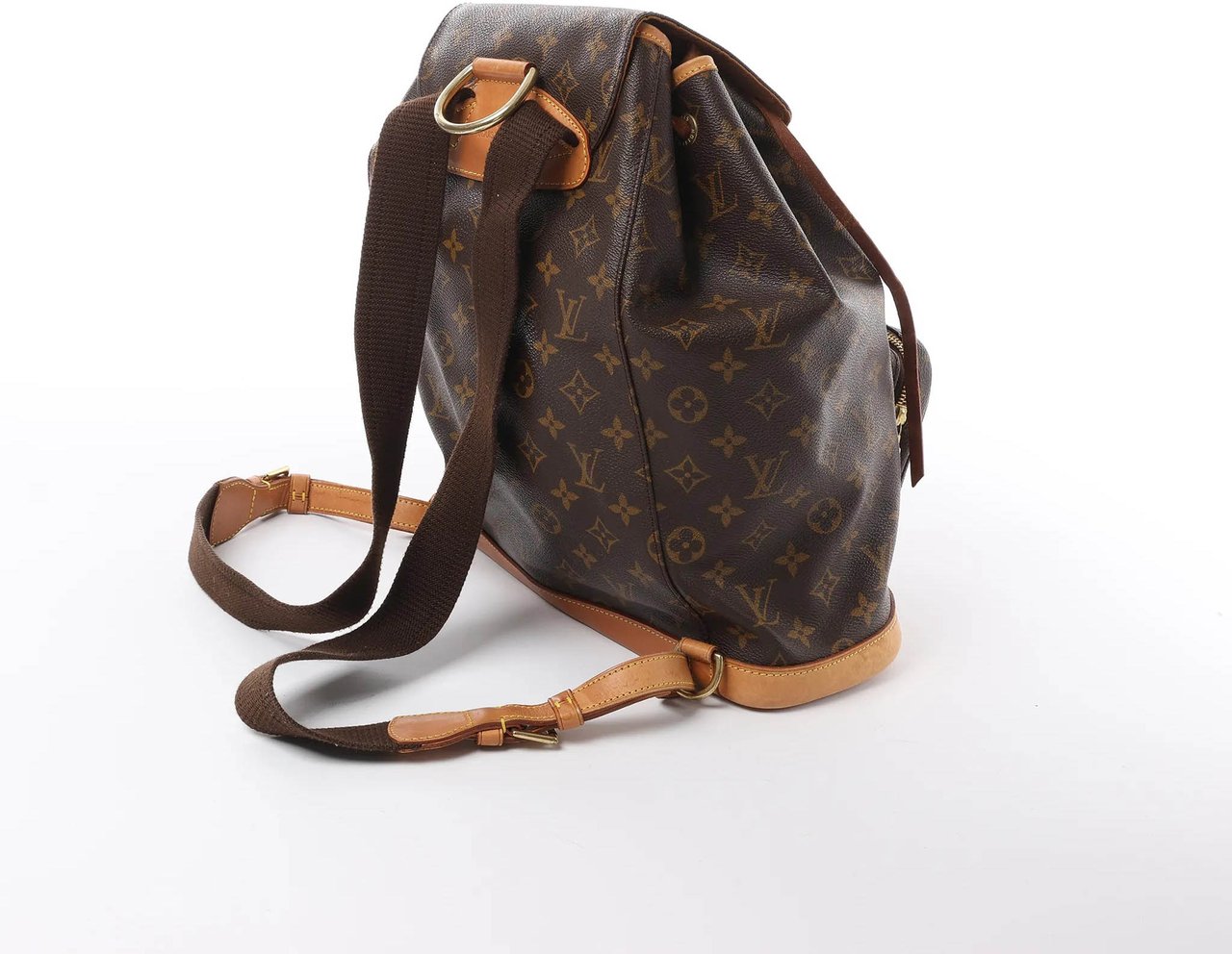 Louis Vuitton Louis Vuitton Montsouris GM Monogram Canvas Vintage Backpack in Brown M51135 Bruin